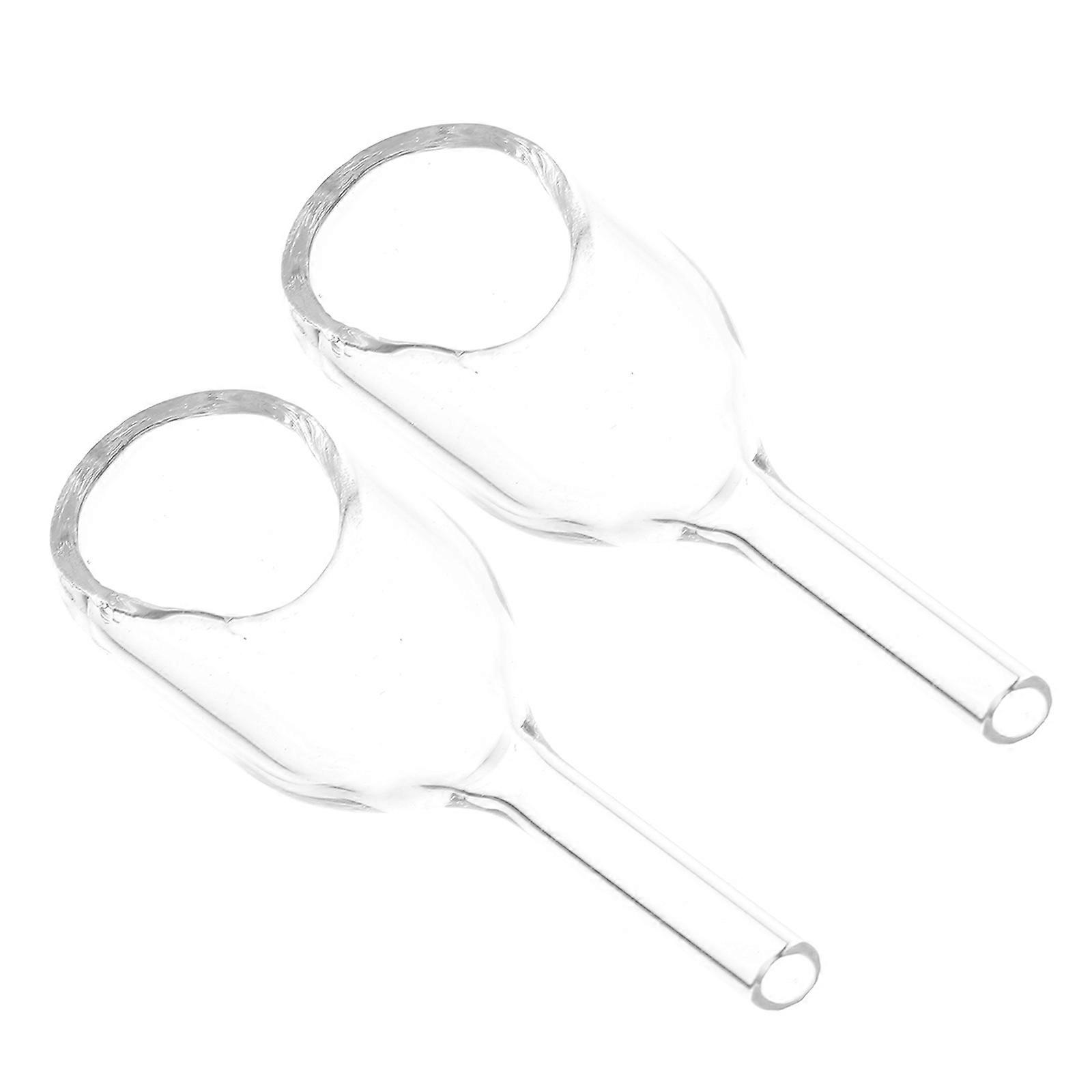 Students Multi-Use Weighing Funnel Set 2.8×1×1In Transparent Shape For Quantitative Transfer Of Samples 2Pcs