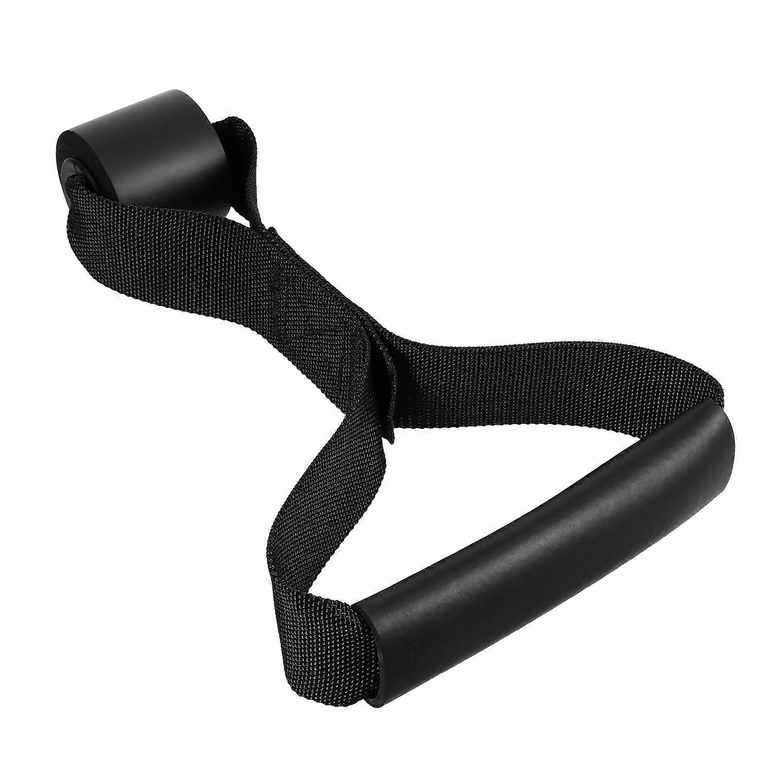 Fitness Training Pulling Rope with Door Buckle and Foam Grip Elastic Exercise Strap for Home & Travel Strength Workouts