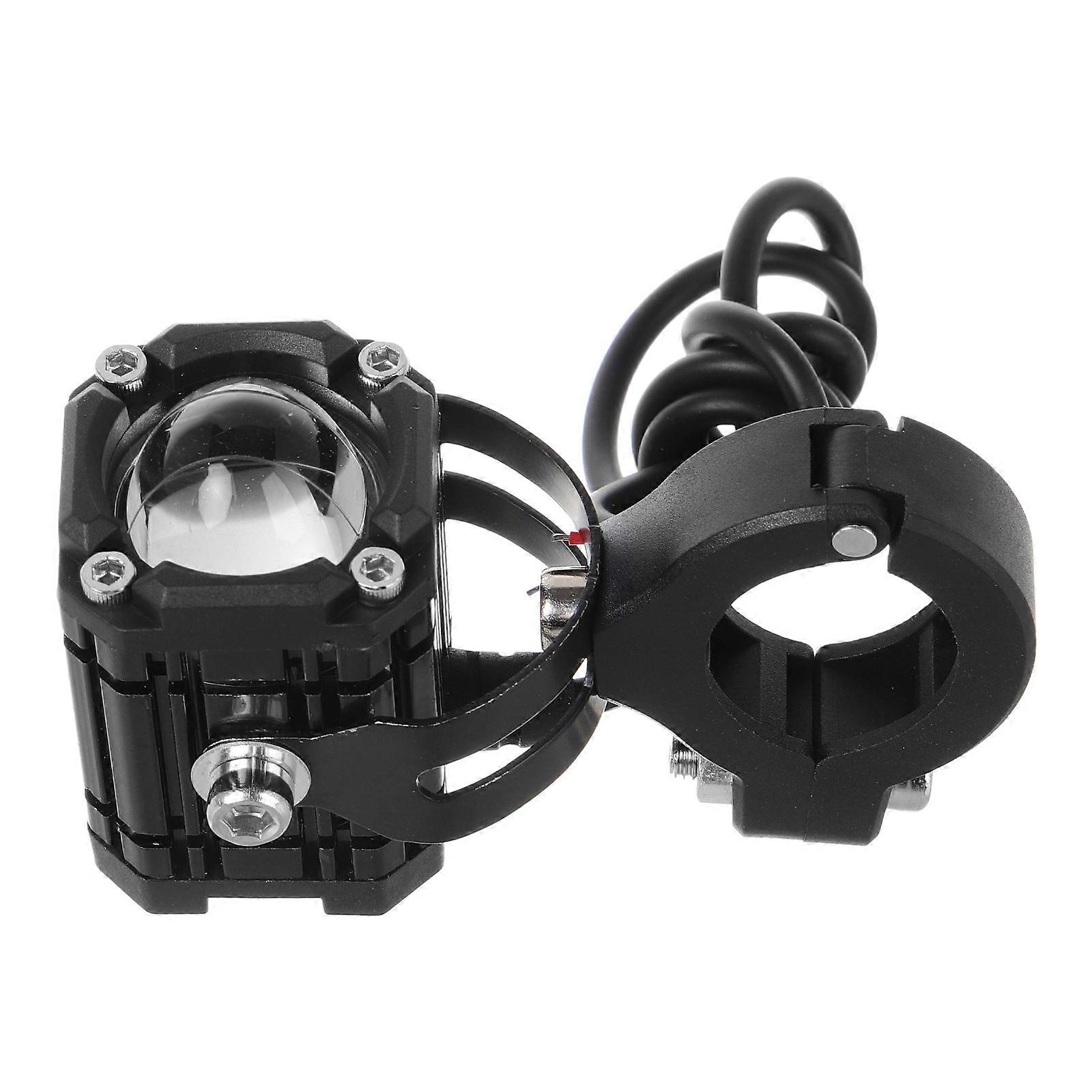 Motorcycle Headlight Dual Color Strobe Effect Ultrabright Splashproof For Easy Installation On Pit Bikes 1Set