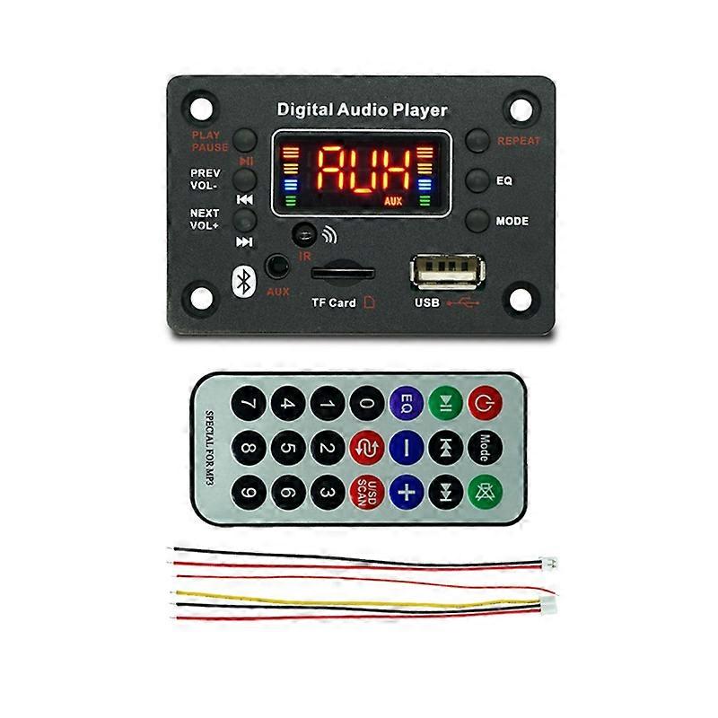 MP3 Player Module Bluetooth-Compatible JQ- with Power Amplifier Decoder Board Amplifier Car FM Radio Module