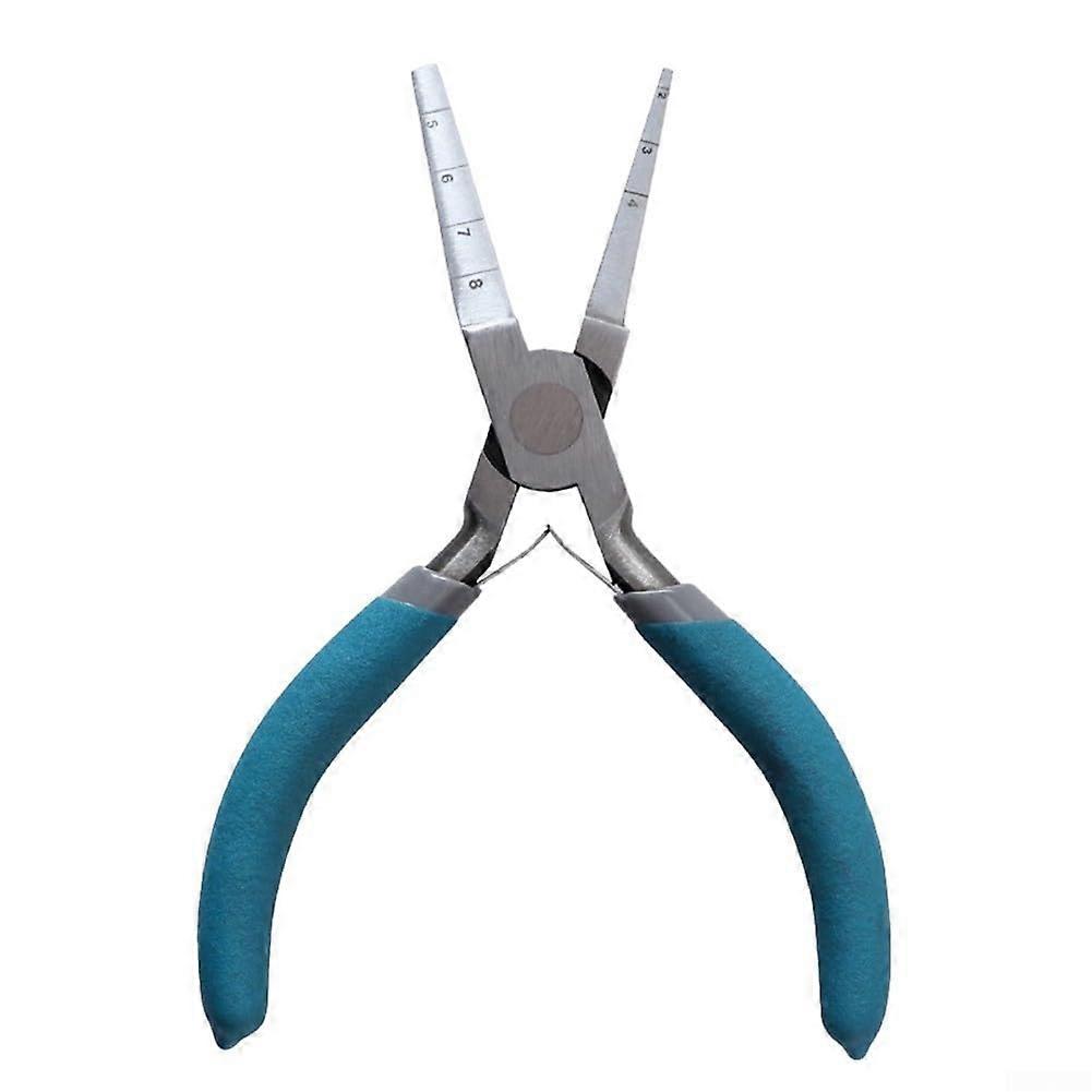 Wire Wrapping Pliers, Square Opening, Double-Sided, Jewelry Making Tool With Scale, 165 mm