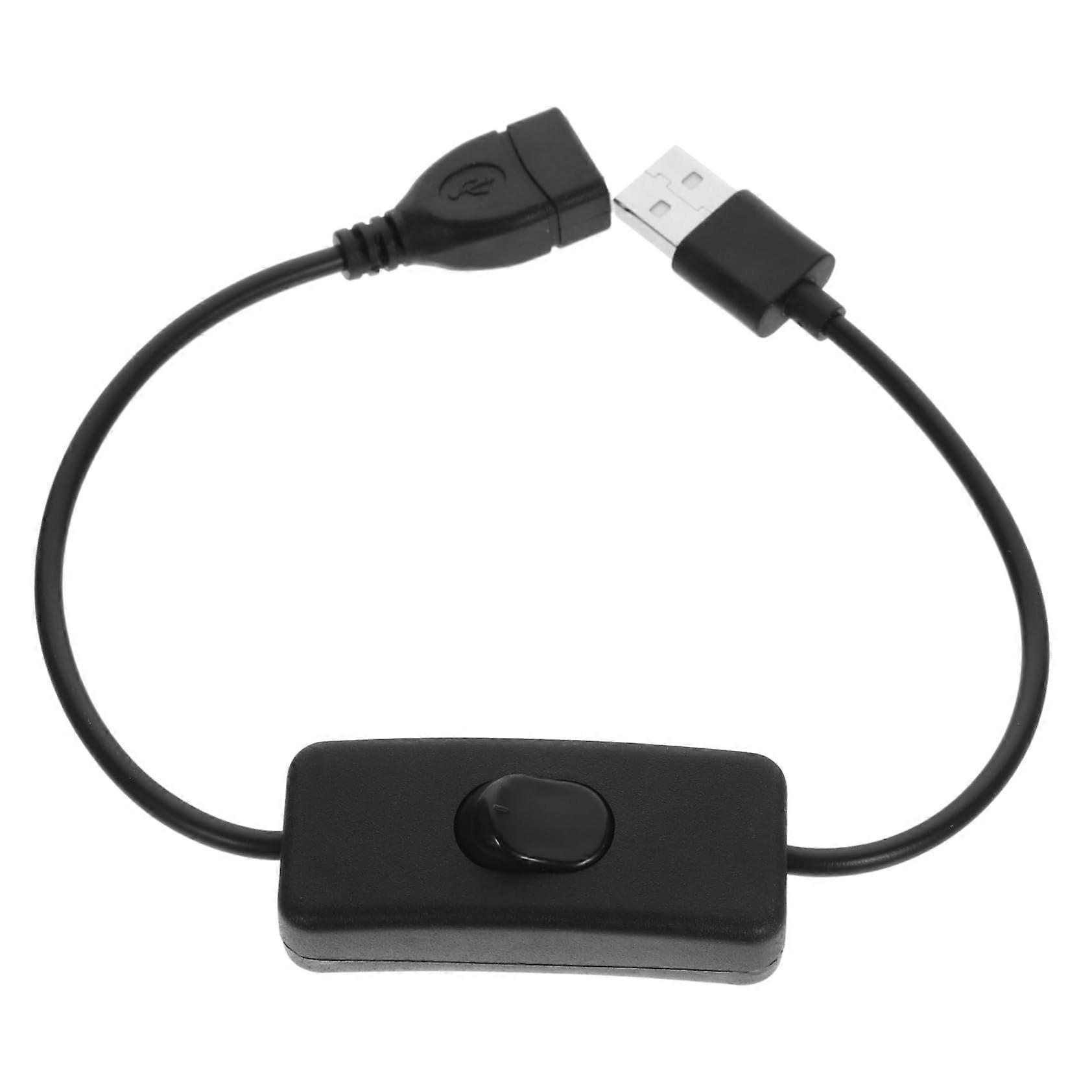 USB Light Switch Set of 4, USB Power Switch Cable for LED Desk Lamps and Nightstand Lighting, Versatile for Office Use