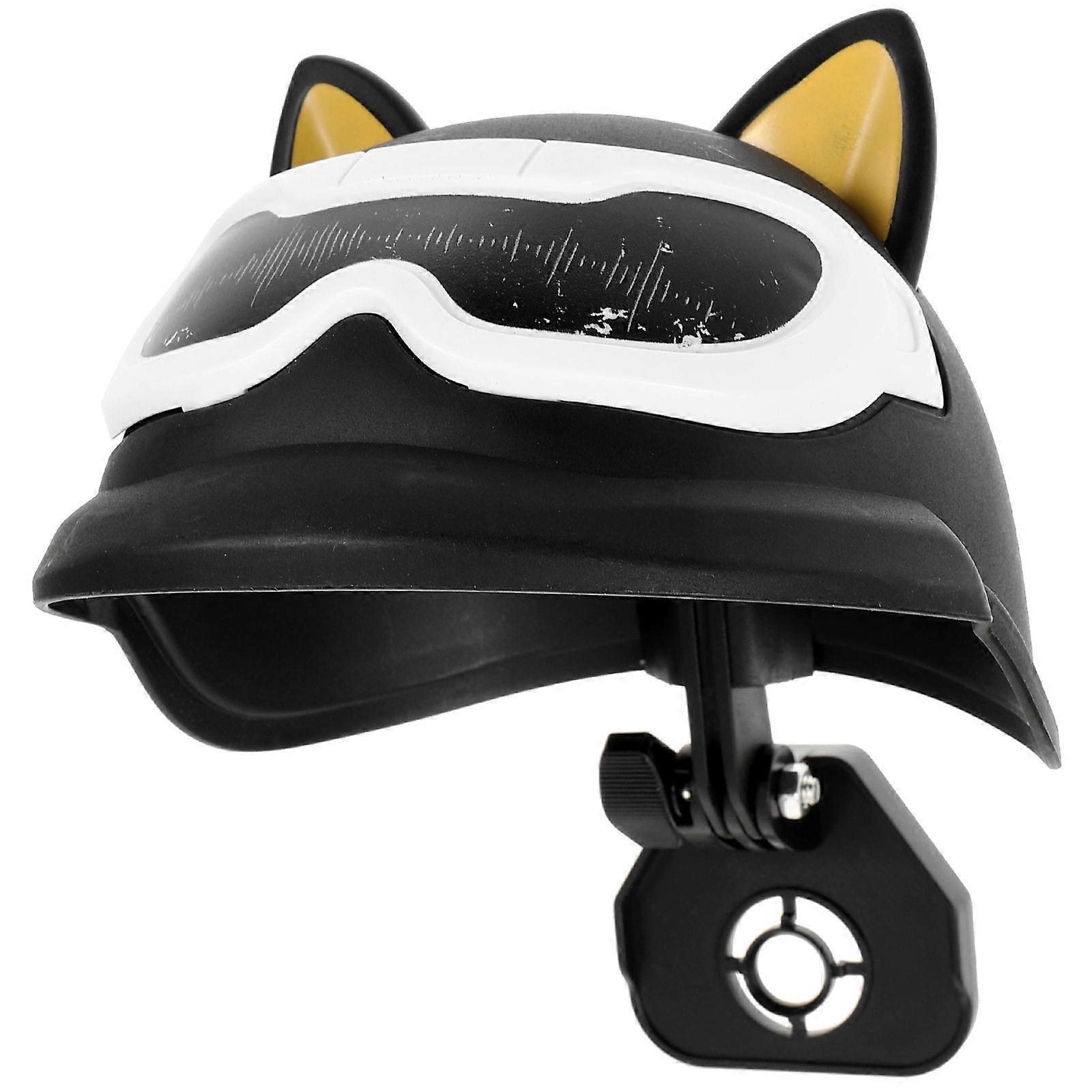 Bike Accessory Motorcycle Phone Holder Rack Light Avoidance Navigation Support Yellow 1Pcs