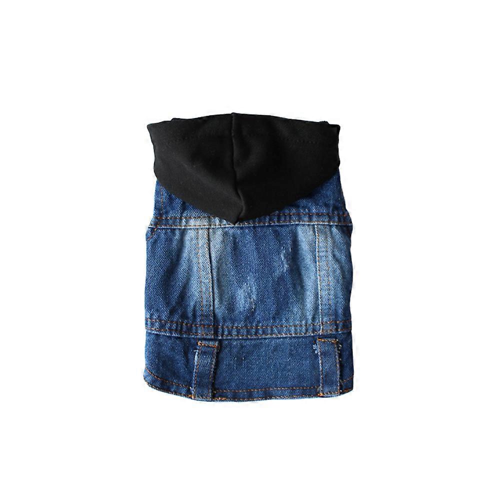 Stylish Pet Jeans Dog Apparel In Retro Style For Spring Summer Autumn Suitable For Size XL 1Pcs