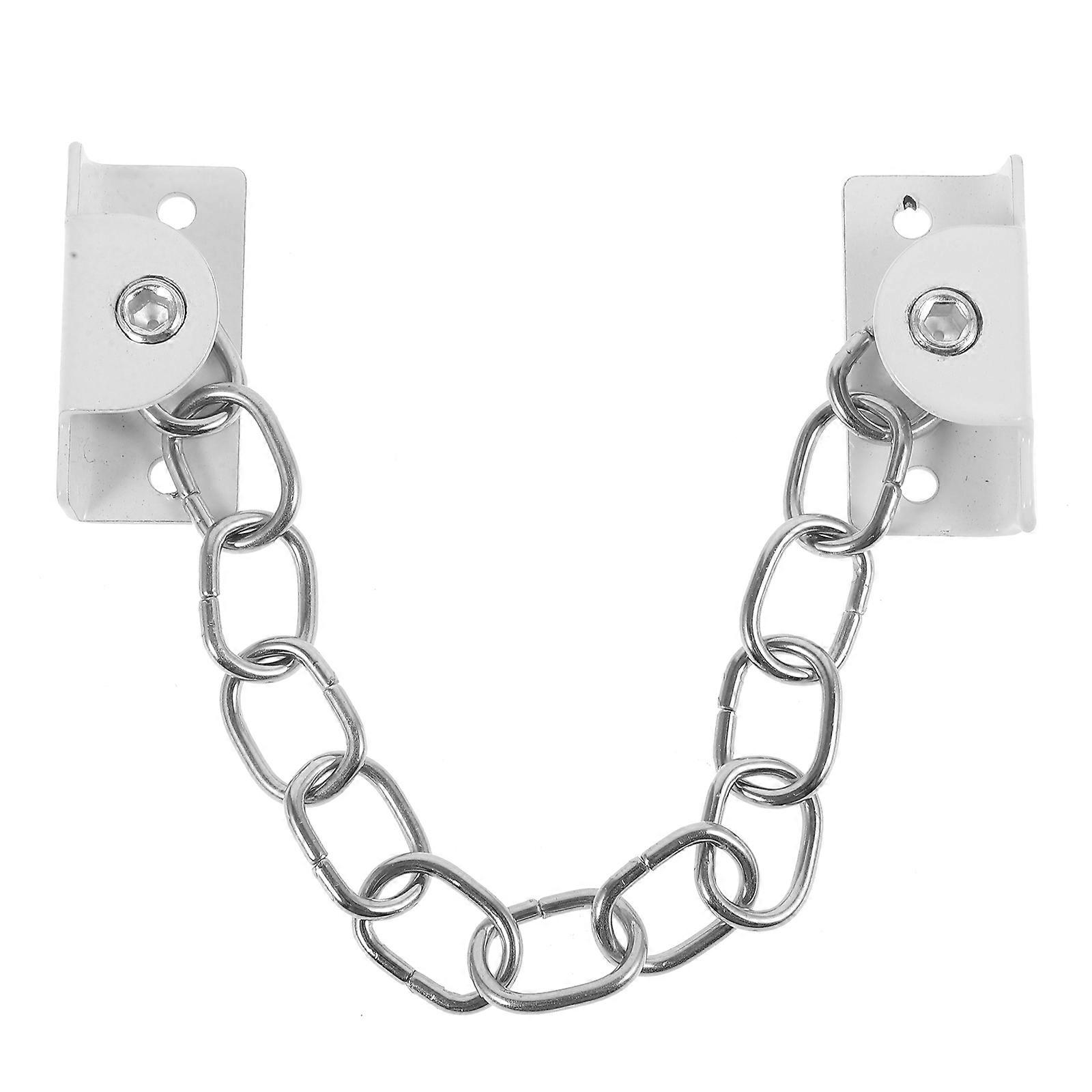 Heavy Duty Chain Door Lock for Sliding Doors – Easy Install, Rustproof Security Lock for Hotels & Apartments, Window & Door Protection