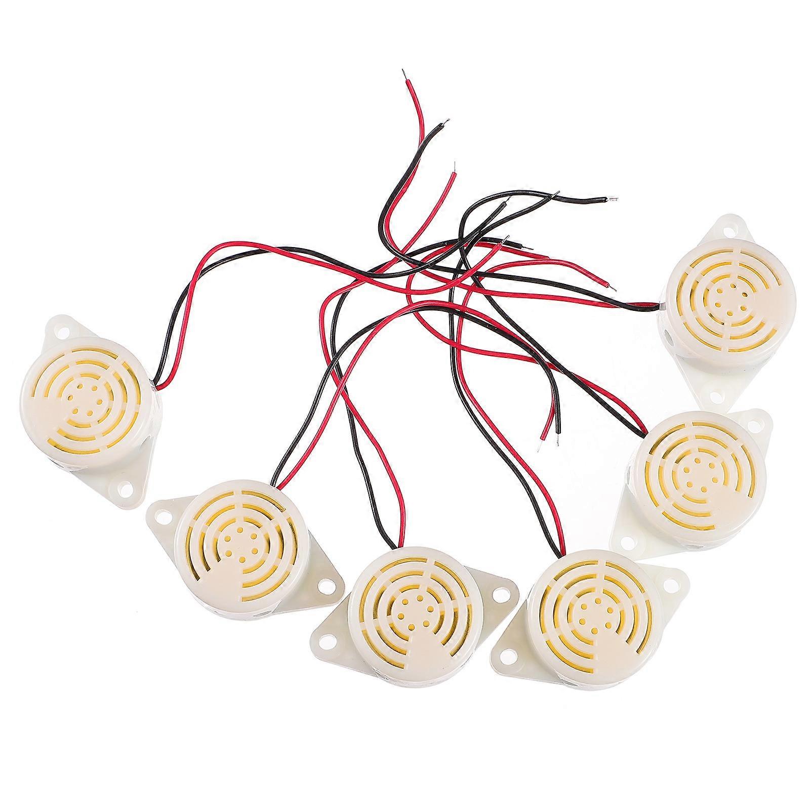 Plastic Piezo For Electronics 6Pcs Designed For Reminder Projects Featuring Wide Voltage Power Supply