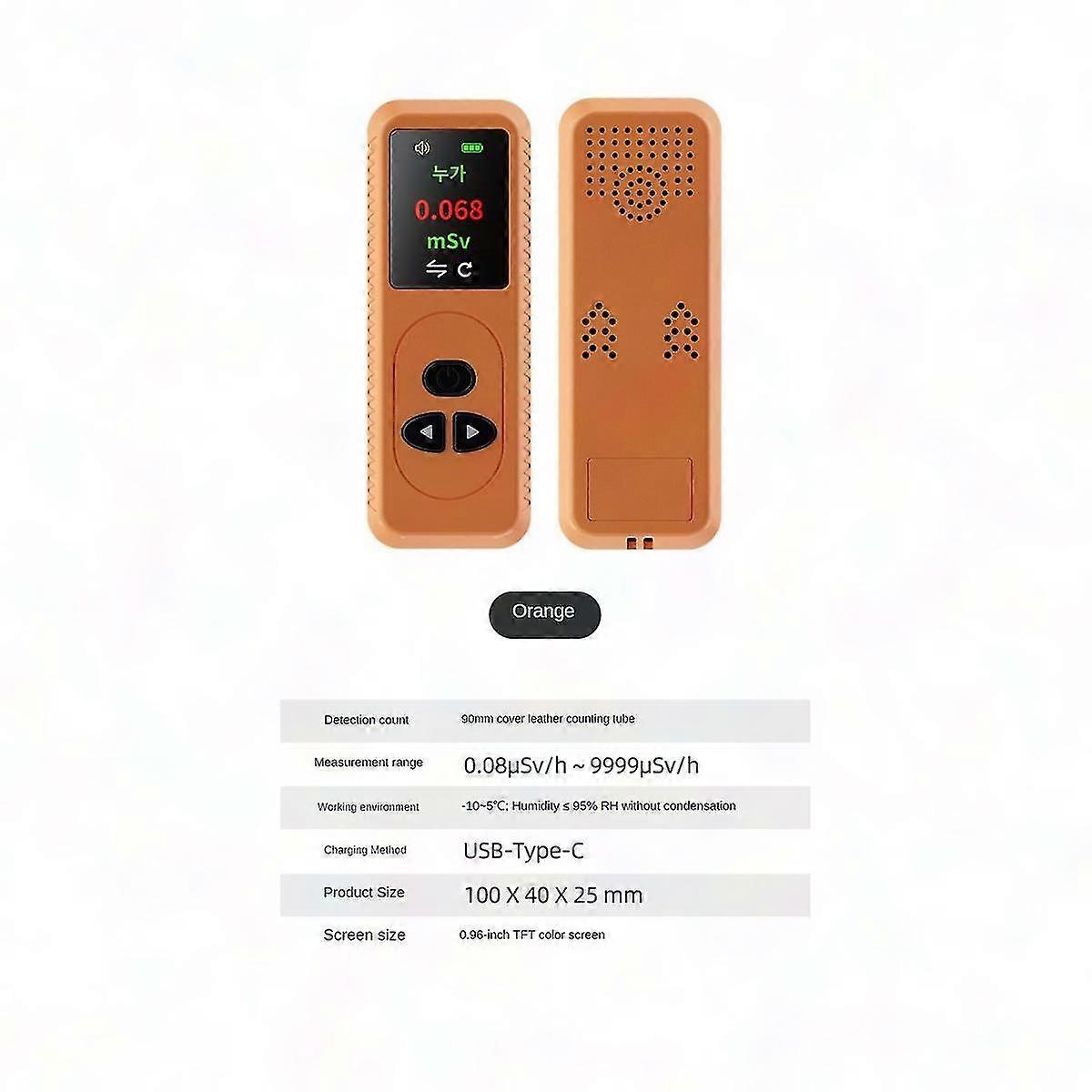 Geiger Counter Nuclear Radiation Detector - Personal Dosimeter for X-Rays & Radioactive Testing