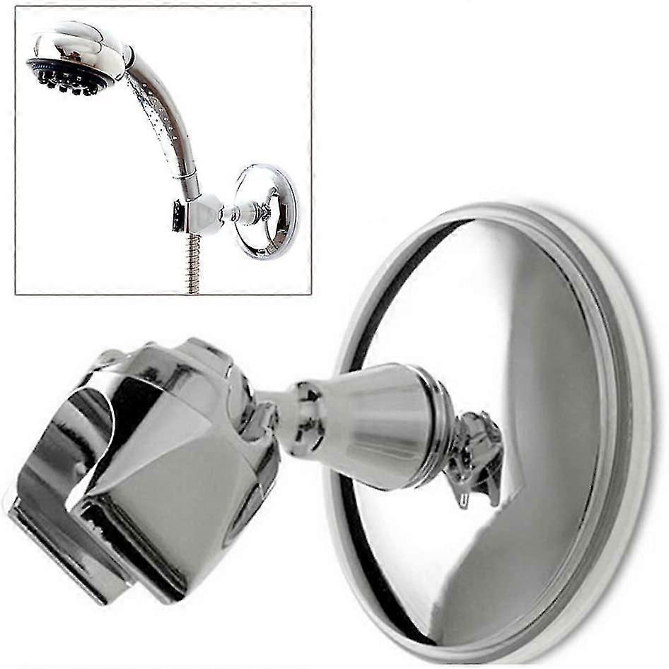 Duschkopfhalter Saugnapf Wandhalter Saugnapf Saugnapf Einstellbare Handbrause Chrom mit 360 drehbarem Duschhalter fr Handbrause