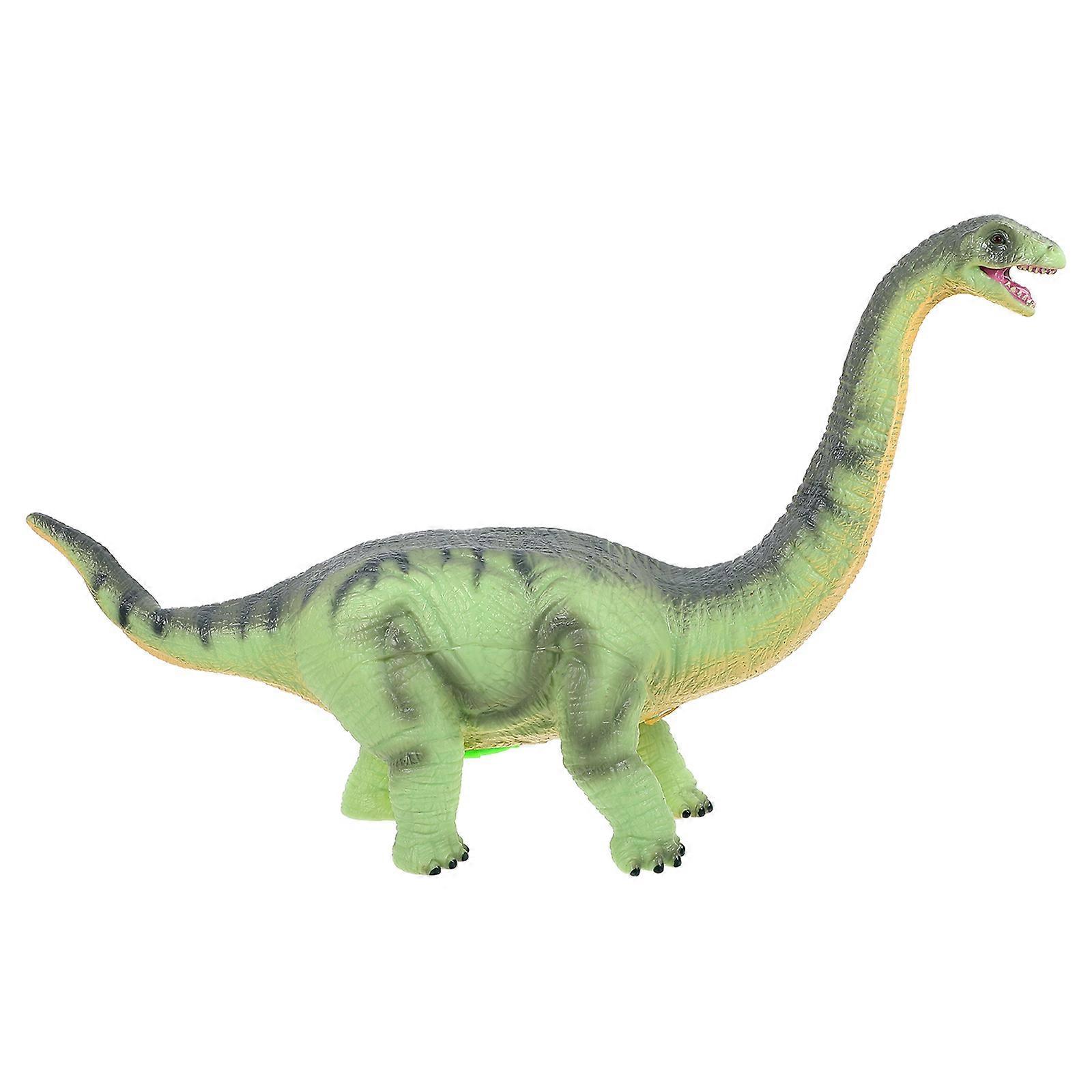Realistic Dinosaur Shape Toy Model For Nursery Room Decoration In Green Color Suitable For Children 1Pcs