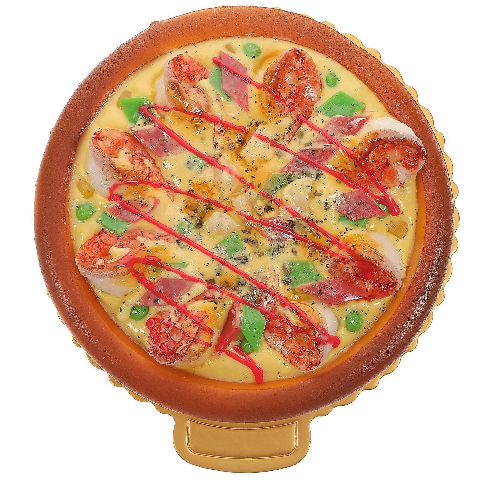 Realistic Pizza Model 1 Set Simulation Pizza Pretend Play Photography Prop Party Decoration