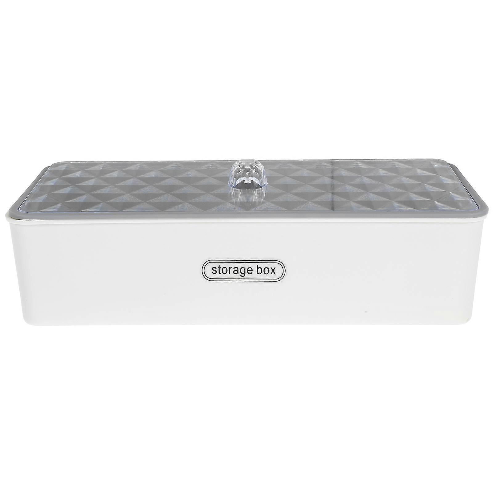 Chopstick Storage Case Kitchen Utensil Holder Household Users White Color Easy to Clean 1Pack