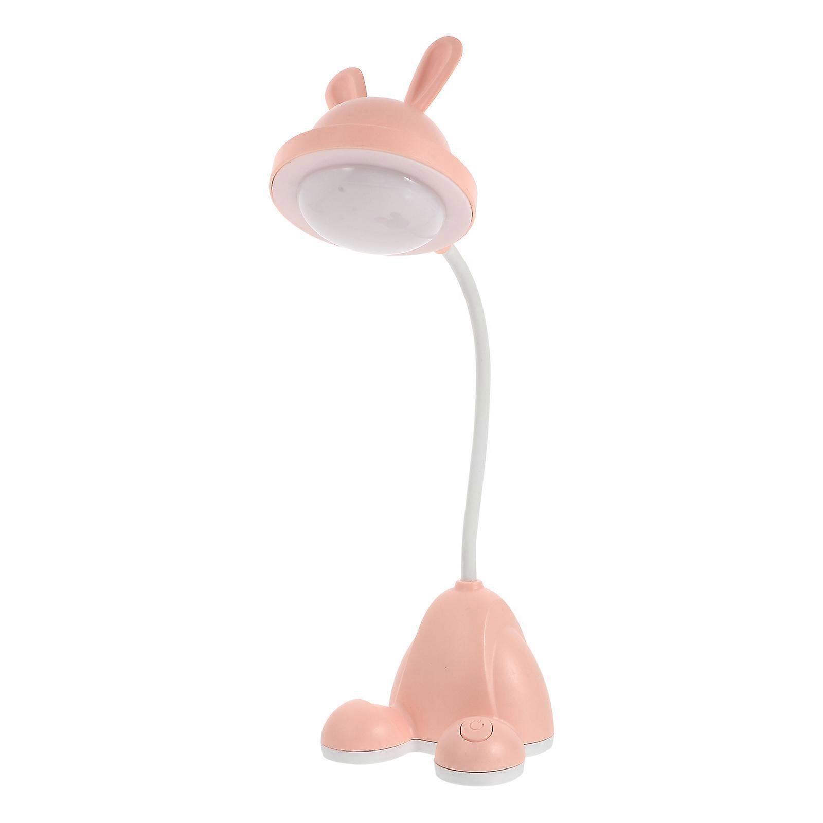 Pink Reading Light Desk Lamp Eye Protection Lamp 1Set for Dormitory