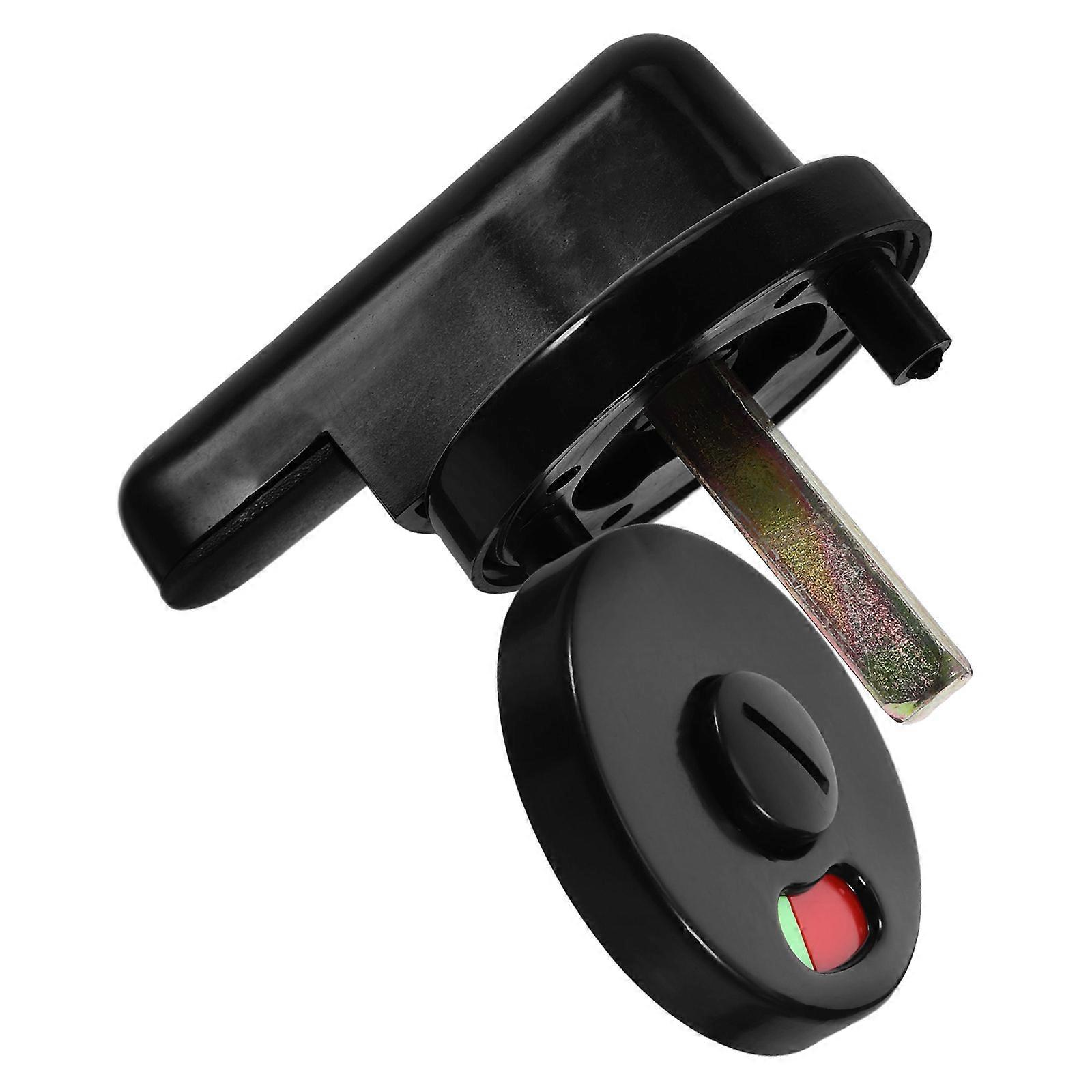 It sounds like you're looking for information or a product description for a **privacy indicator door lock** commonly used for **public restroom