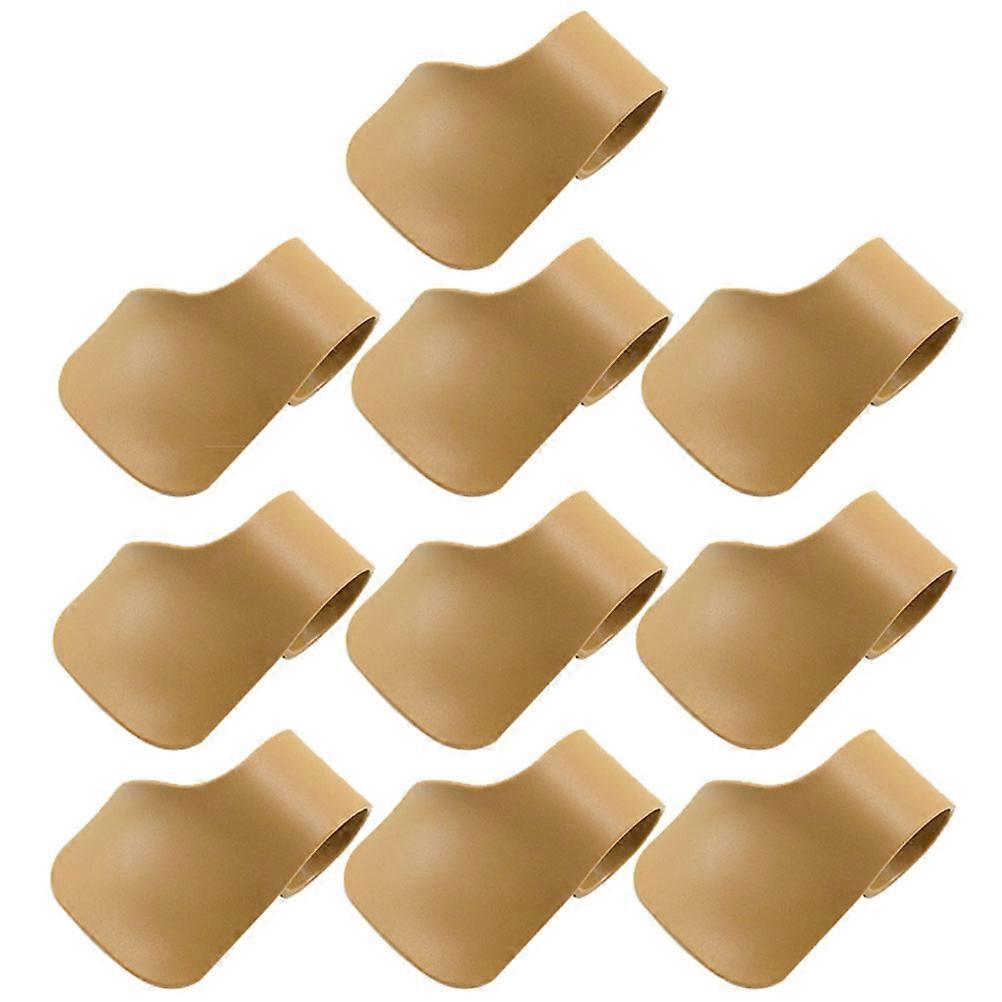 Durable Motorcycle Throttle Grips with ABS Material for Comfortable Ride Light Brown 10Pcs