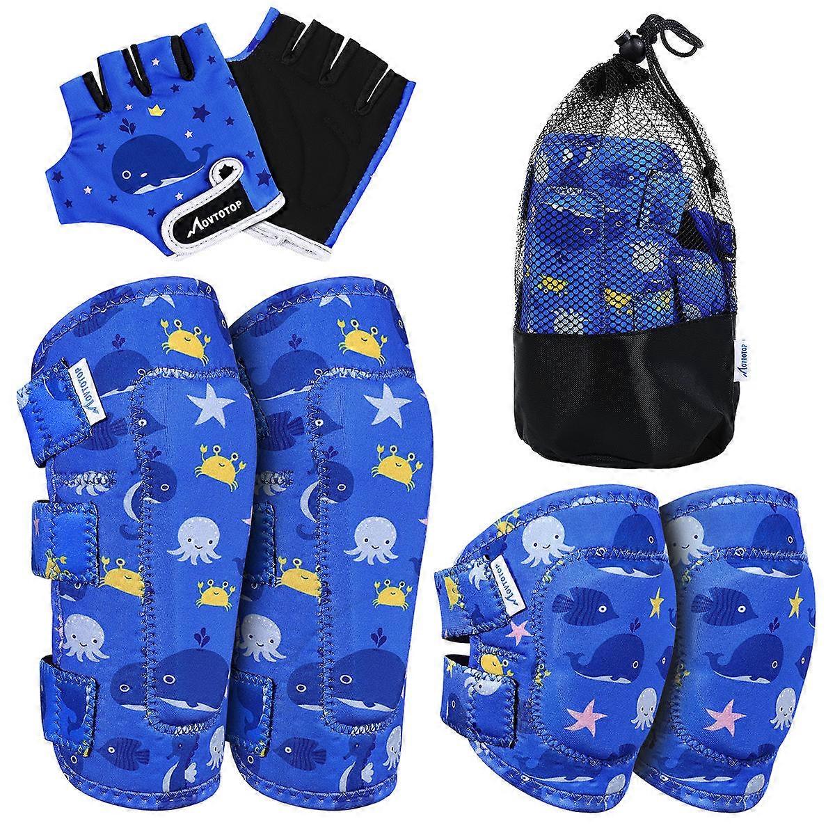通気性のあるデザインの膝と肘の保護具 3-10 歳の子供用アウトドアアドベンチャーサイズ L/XL レッドカモフラージュパターン 6 ピース