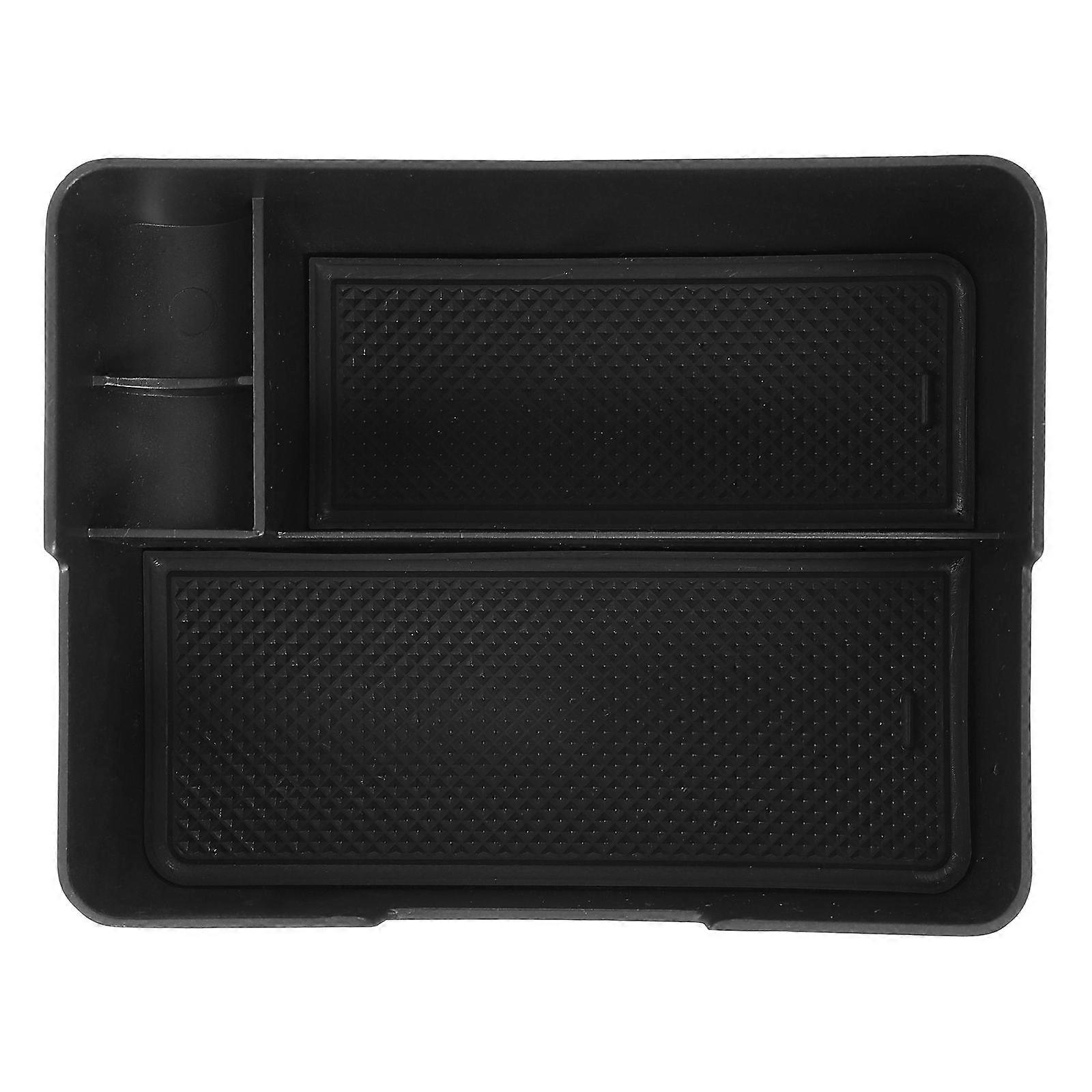 Multifunctional Car Center Console Organizer Tray – Sturdy Storage Box for Phone, Keys, Cards & Accessories – Hidden Cubby Drawer for Tidy Vehicle