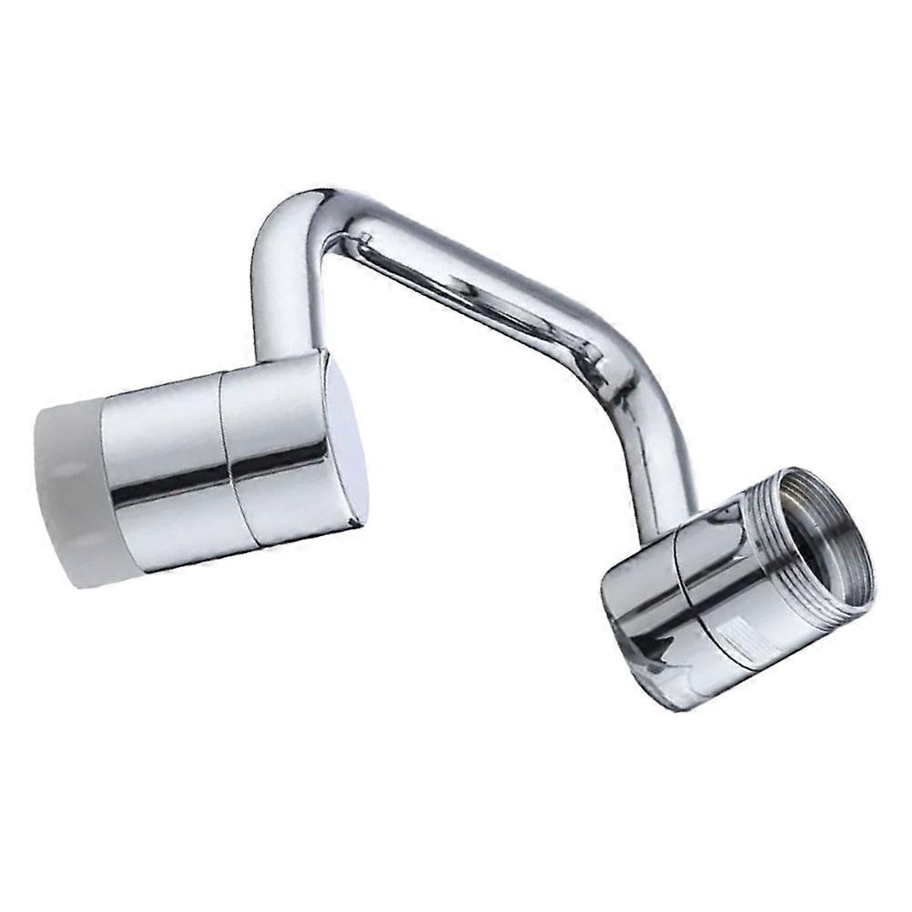 Rotatable Faucet Extender with Multi Angle Rotation and Two Water Modes for Kitchen Bath Silver Copper