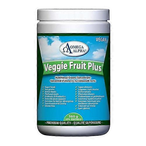 OmegaAlpha Veggie Fruit Plus, 360 Grams