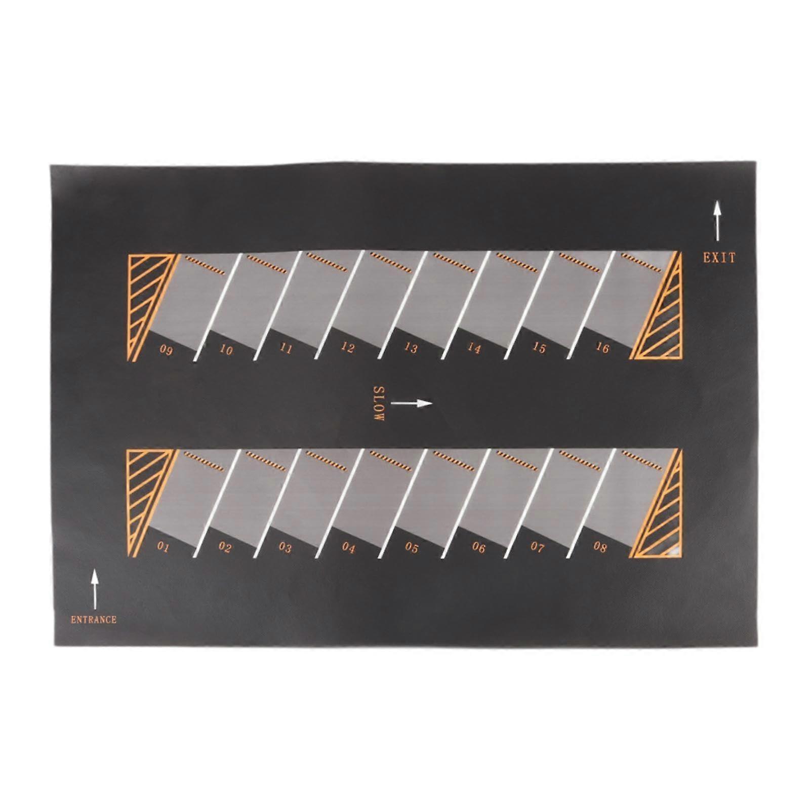 1/64 Vehicle Scene Mat, Roll-Up Play Surface For 1/64 Scale Model Cars, Diorama Mat