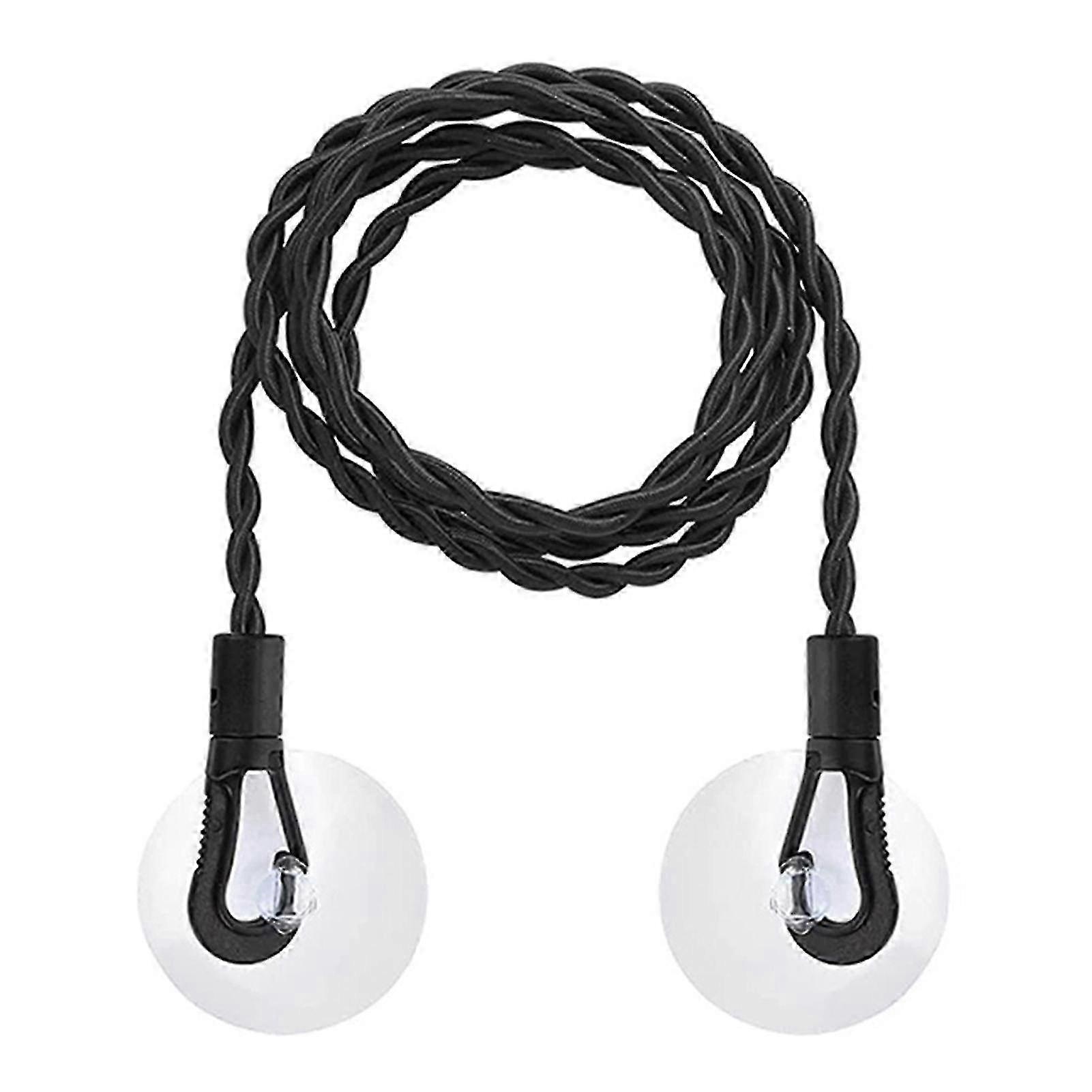 Portable Travel Clothesline with Hooks & Suction Cups - Foldable Hanging Rack for Balcony, Hotel & Camping Edition 0812