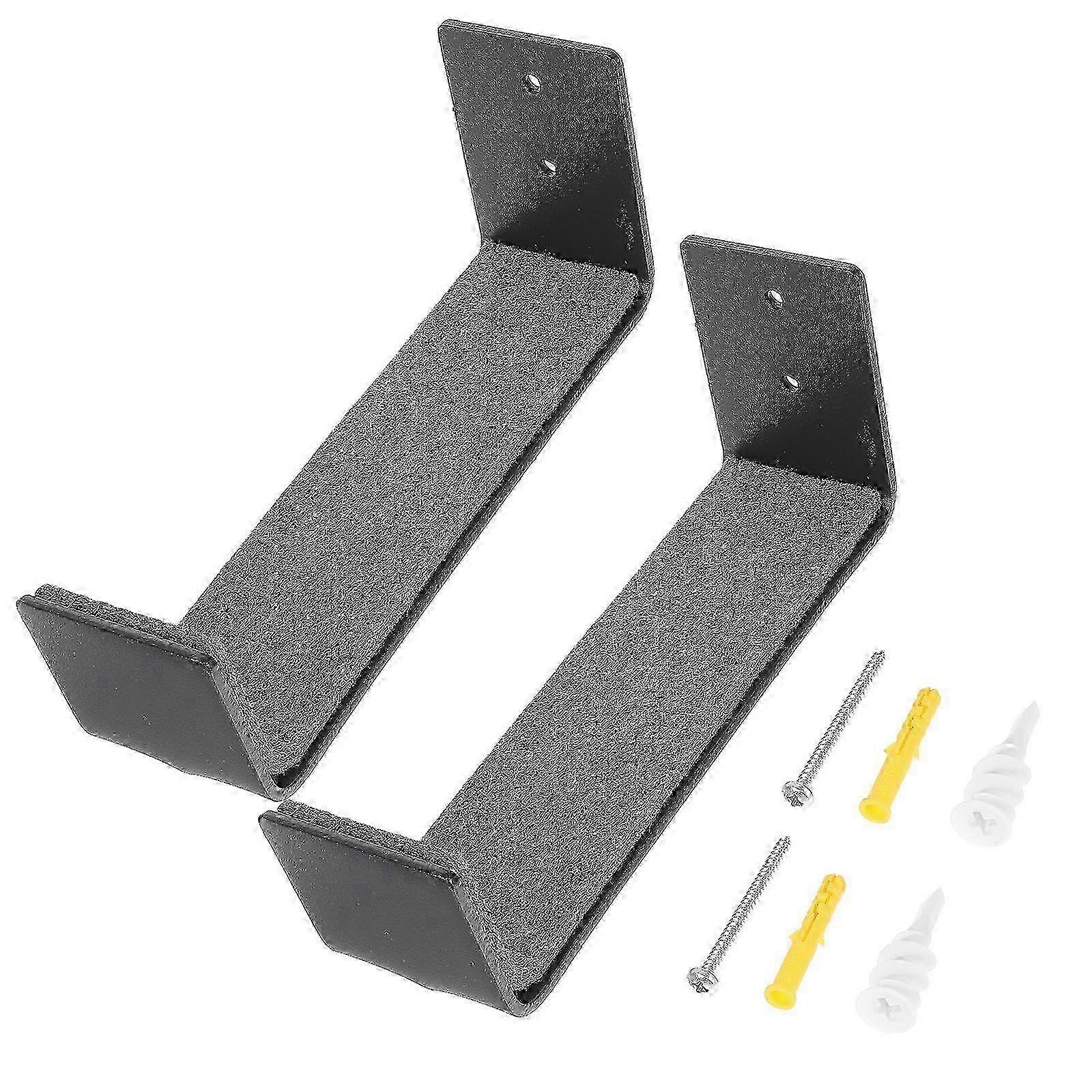 2pcs Surfboard Wall Mount Hanger - Black Display Rack for Wall Storage Edition 0903