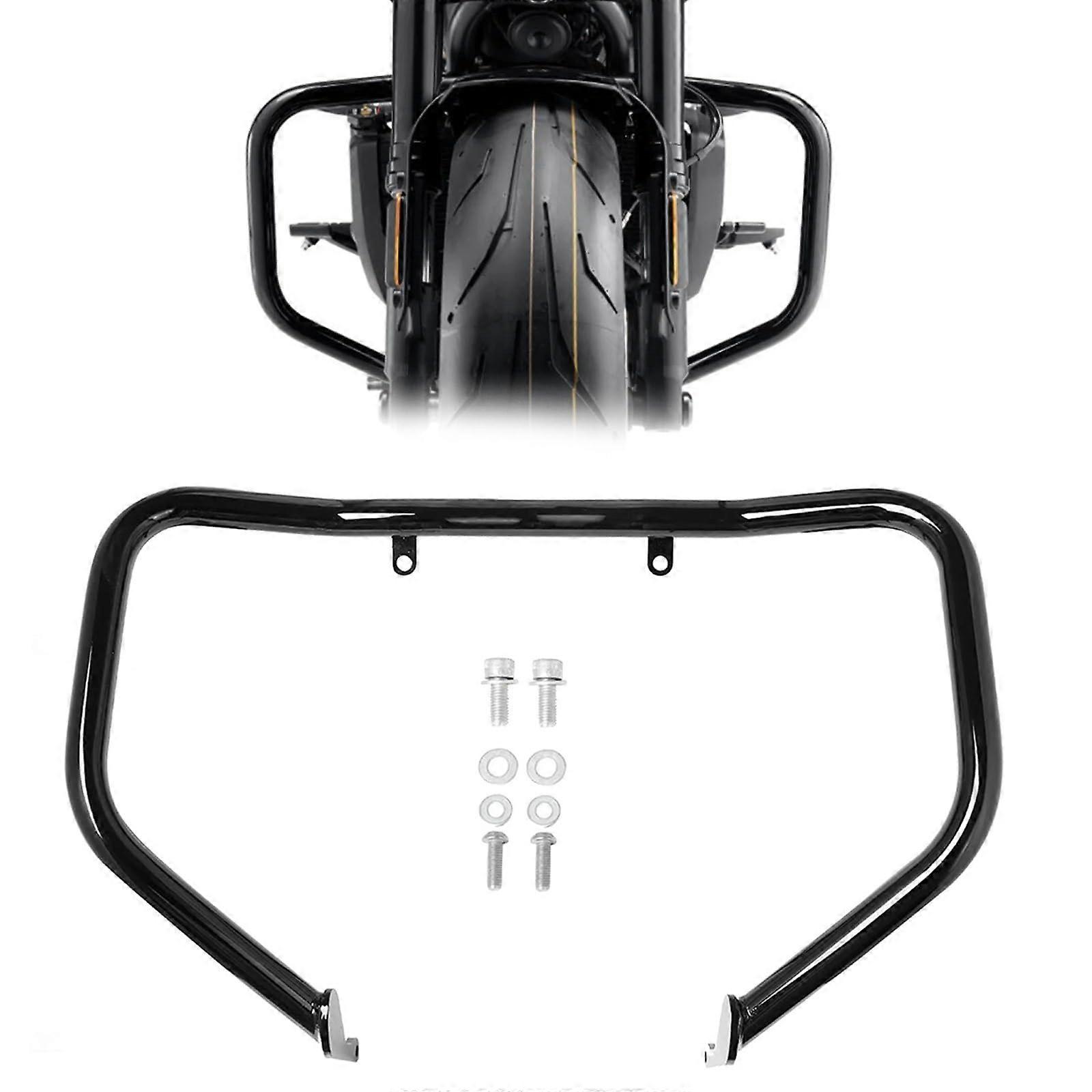 Engine Guard Crash Bars for Harley Davidson Sportster S 1250 Nightster RH975, Durable Steel, Black Finish, Custom Fit