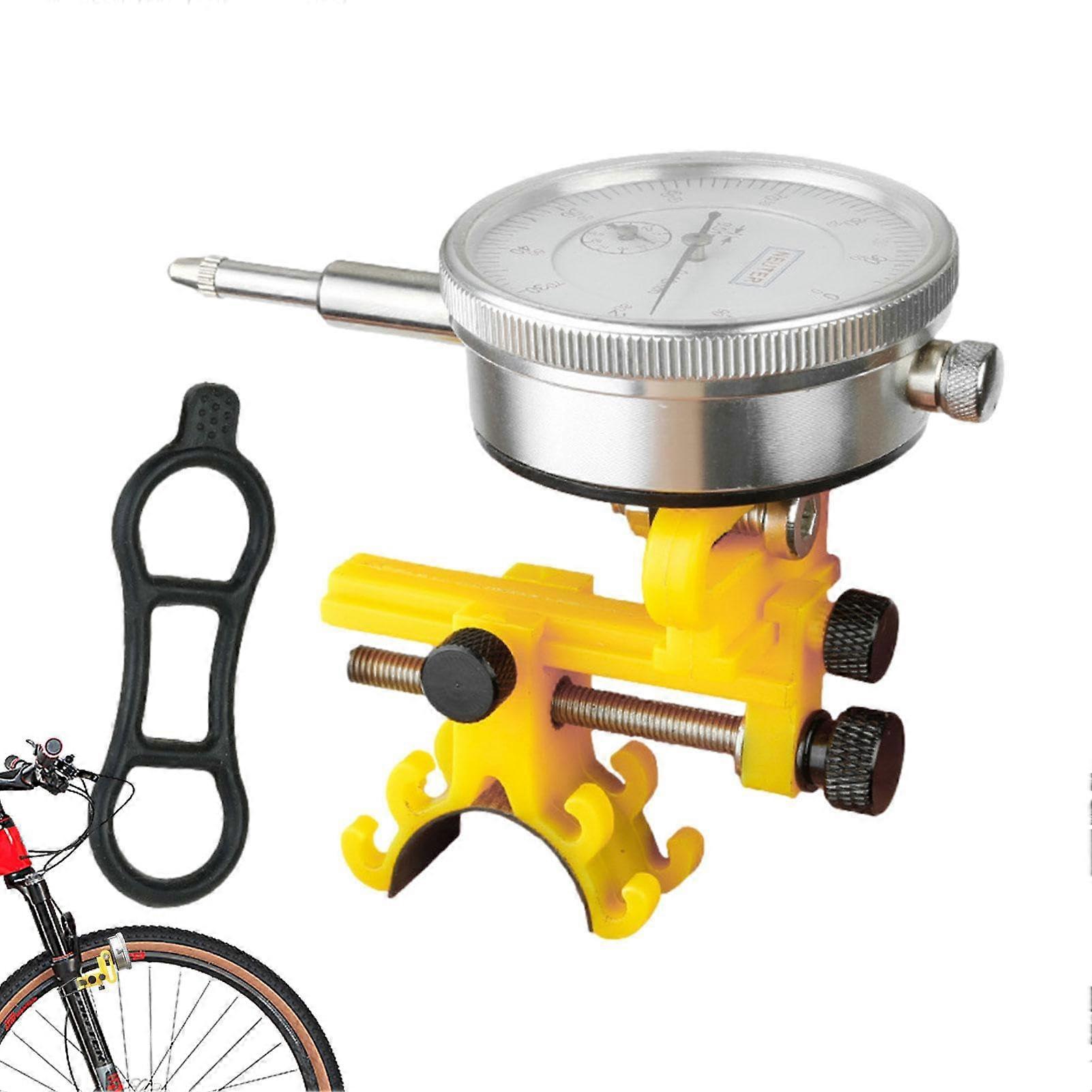 Dial Indicator Gauge Set,Wheel Set Adjustment Tool Precision Gauge Trimming Frame, Bicycle Tools for Frames and Bicycles