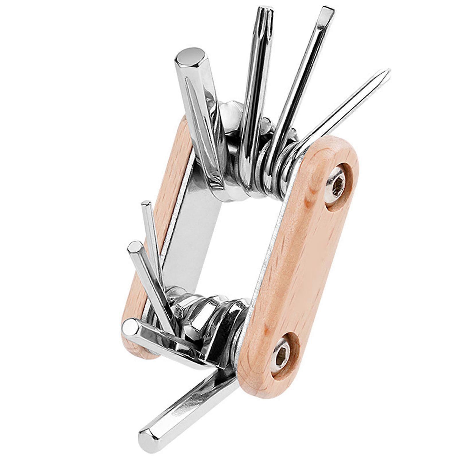 Emergency Bike Repair Kit For Cyclists Pocket Multi Function Mini Folding Tool for Trailside Fixes