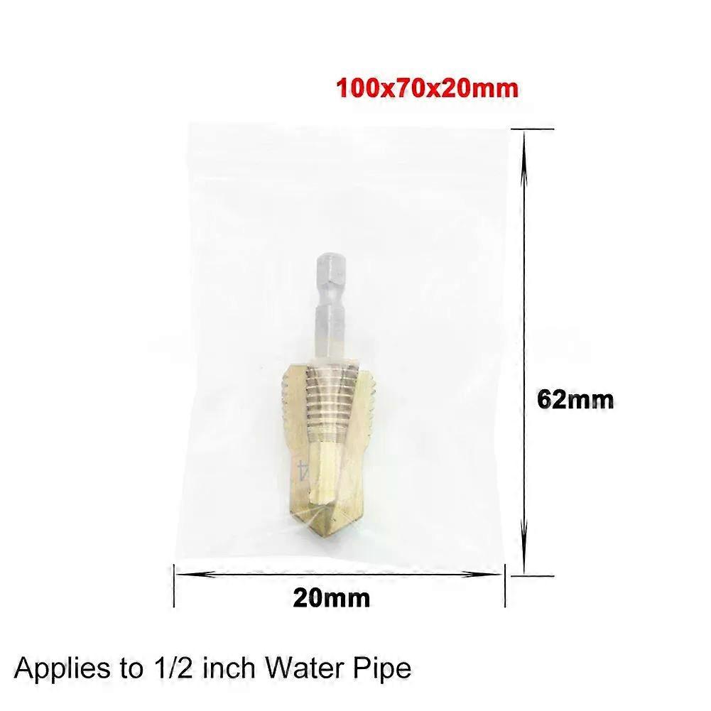 1Pc PPR Lifting Stepped Drill Bit Hexagon Shank Water Pipe Connection Tool Hex Water Pipe Expansion Power Tools