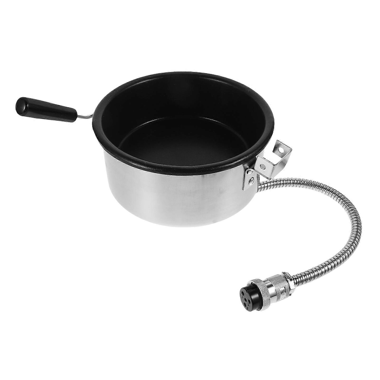 Popcorn Kettle Accessories Popcorn Maker Parts for Family Gathering Silver Aluminum Alloy Quick Heating 1Pack
