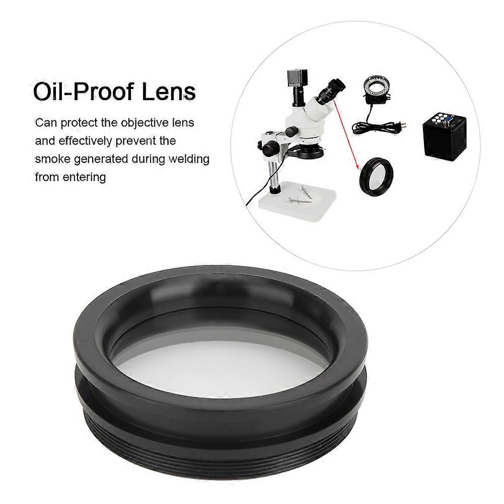 2kpl objektiivinen öljynkestävä linssi erittäin ohuet erittäin läpinäkyvät apulaitteet mikroskooppiin