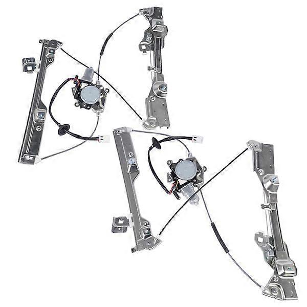 2Pcs Front Power Window Regulators with Motor Fits for INFINITI G35 Coupe 3.5L V6 2003-2007 80720AM800 80721AM800