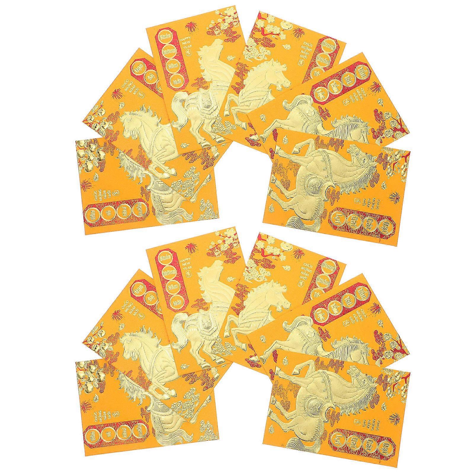 It sounds like you're describing a product listing for **Vietnamese Lunar New Year red envelopes**, specifically themed around the **Year of the
