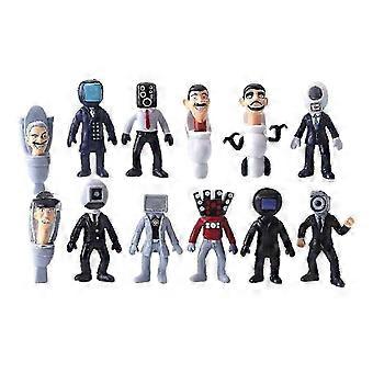 Skibidi Toilet Horror Cartoon Action Figures - Battle Set for UK Mo...