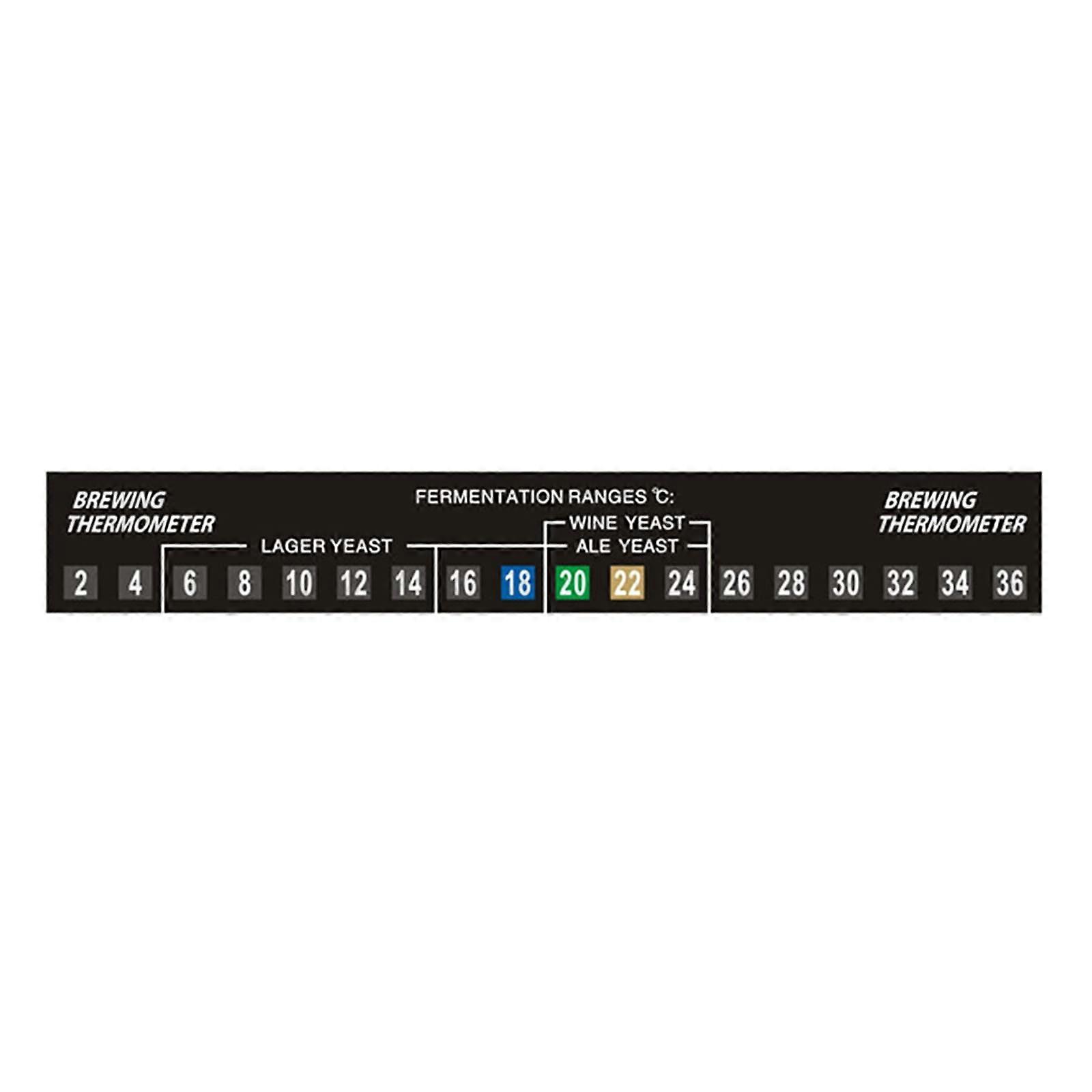 Aquarium Sticker Fish Temperature Monitoring Strip Adhesive Thermometer for Aquariums and Brewing Applications