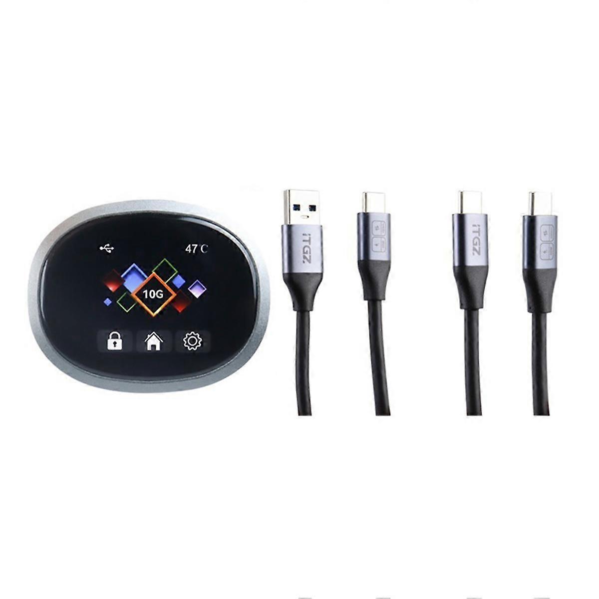 RTL9210B M.2 Smart Password SSD 10Gbps 2230 NGFF/NVME Dual Protocol Solid State Drive Enclosure SS