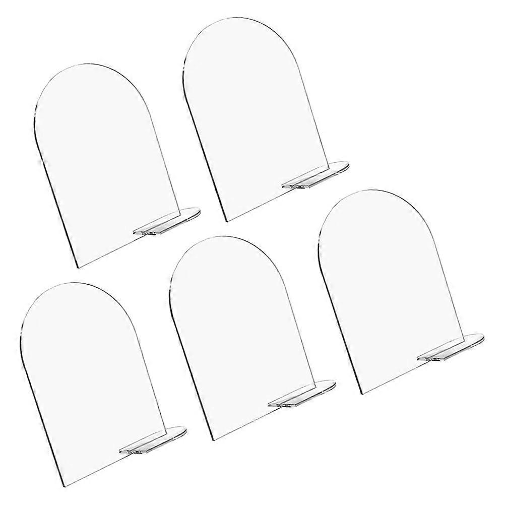 Acrylic Place Cards for Wedding Table Setting Transparent Beautifully Display Guest Names or Table Numbers 5 Sets