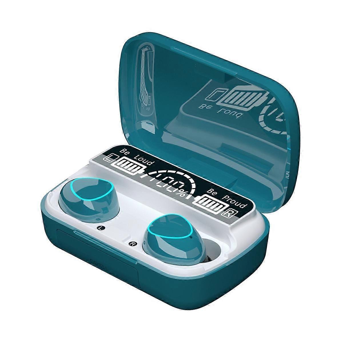 Wireless Headset Tws Bluetooth V5.1 LED Display Stereo Mini Earbud Headset with Microphone Hands-Fr