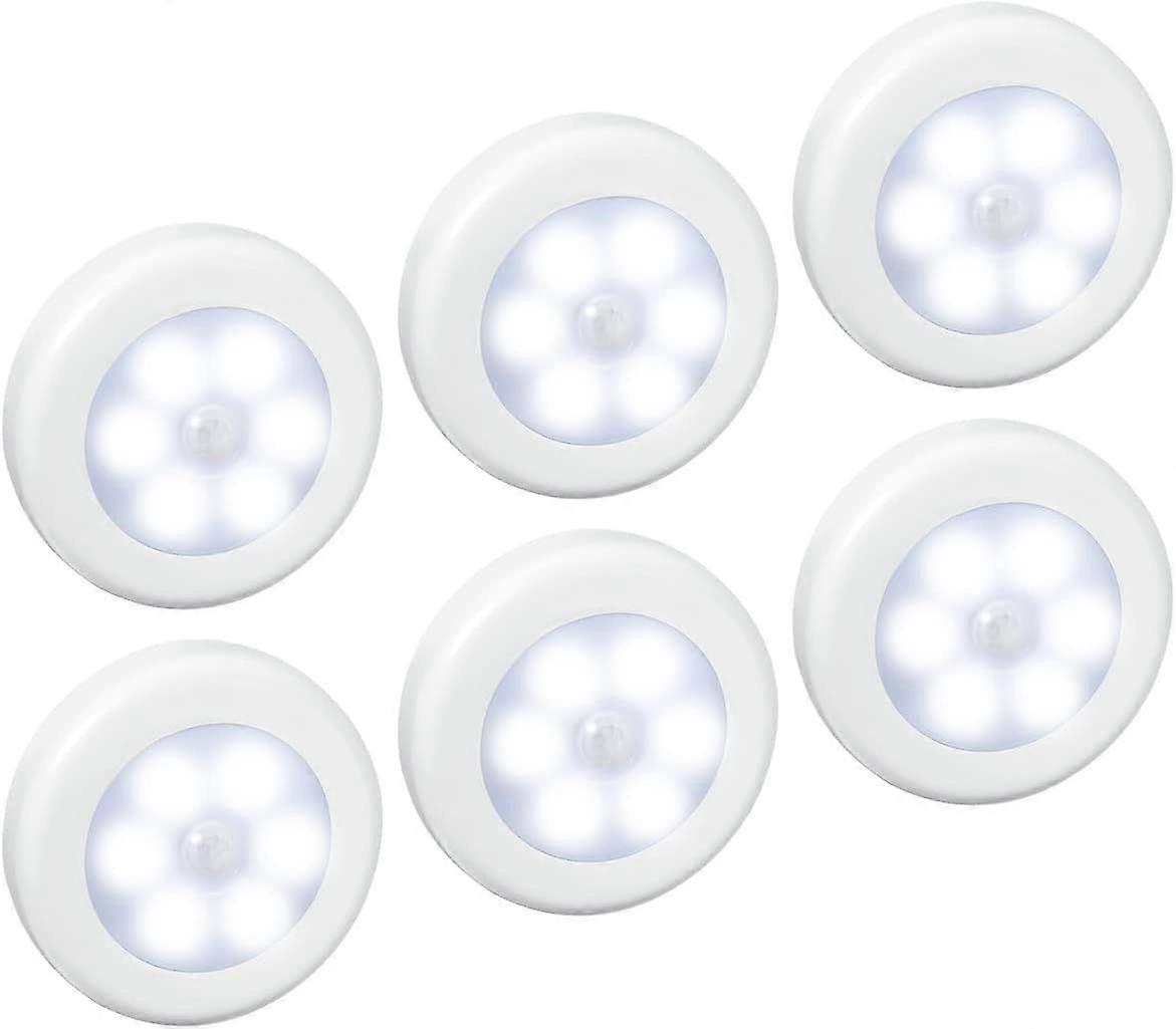 LED Night Light with Motion Sensor, 6 Pack Motion Sensor Cabinet Lights, with