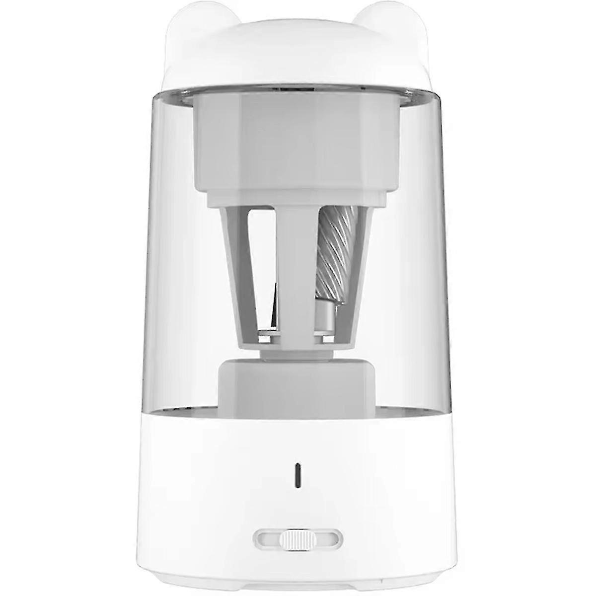 Automatic Electric Pencil Sharpener for Kids - Cartoon Design, White