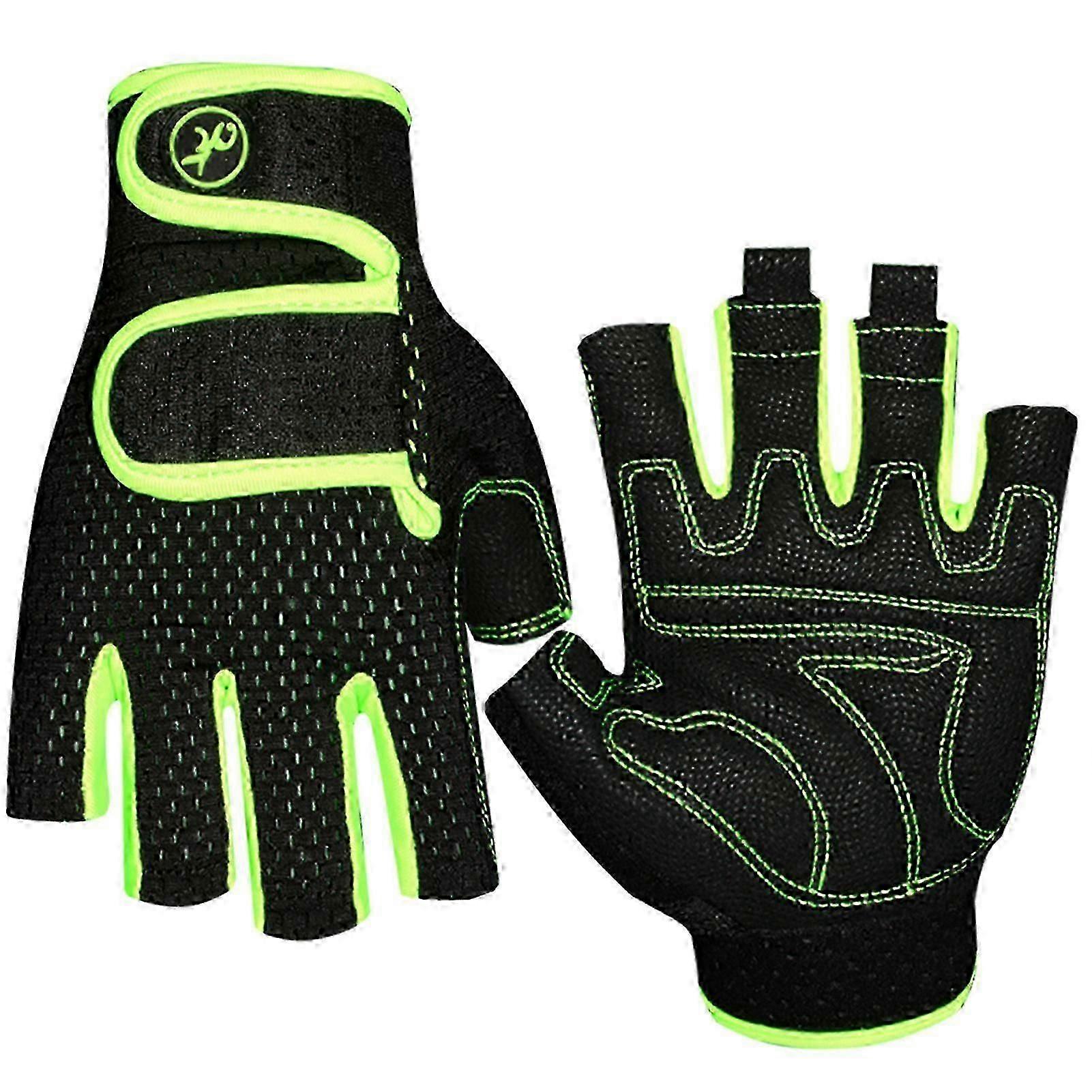 כפפות שייט 3/4 אצבע קצרה רכיבה על אופניים אופני הרים כפפות אופניים לגברים ונשים דיג קיאקים חתירה מפרש כפפות אימון