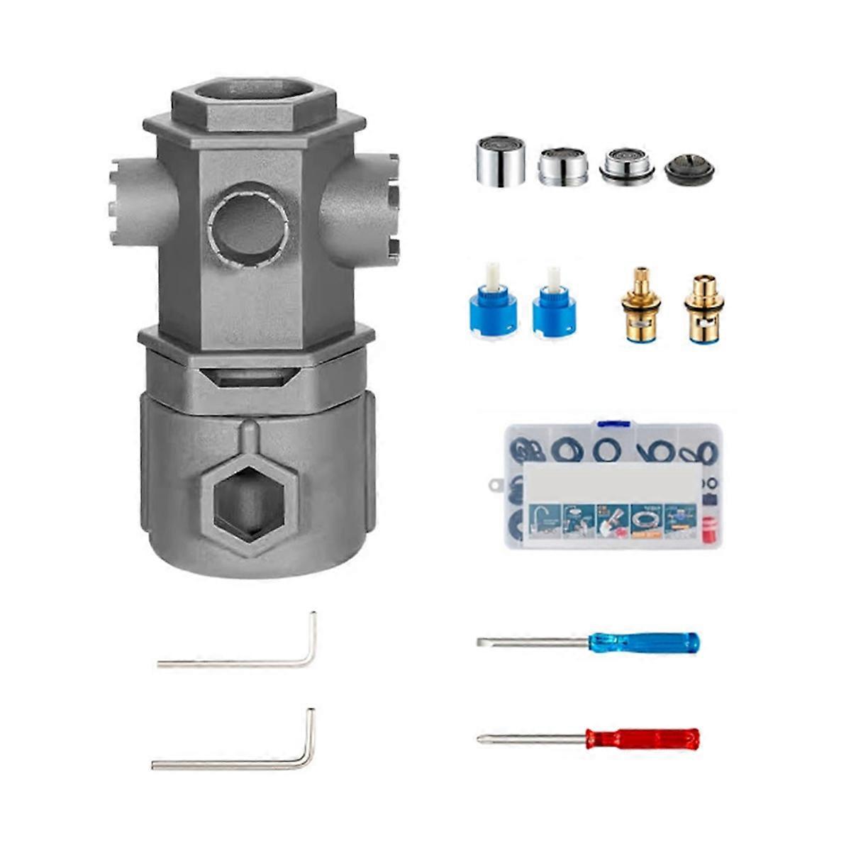 Wrench Tool Set for Faucet, Multifunctional Kitchen and Bathroom Wrench, Wrench Tool Set for Faucet, Faucet Wrench