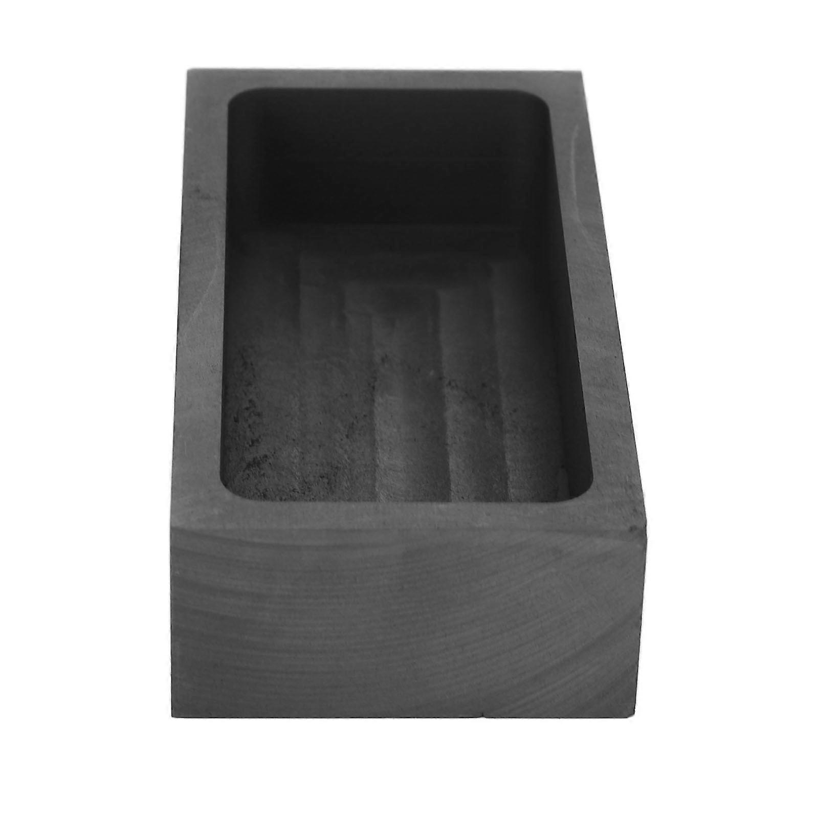 High Purity Graphite Ingot Mold 100x50x25mm Rectangular Crucible