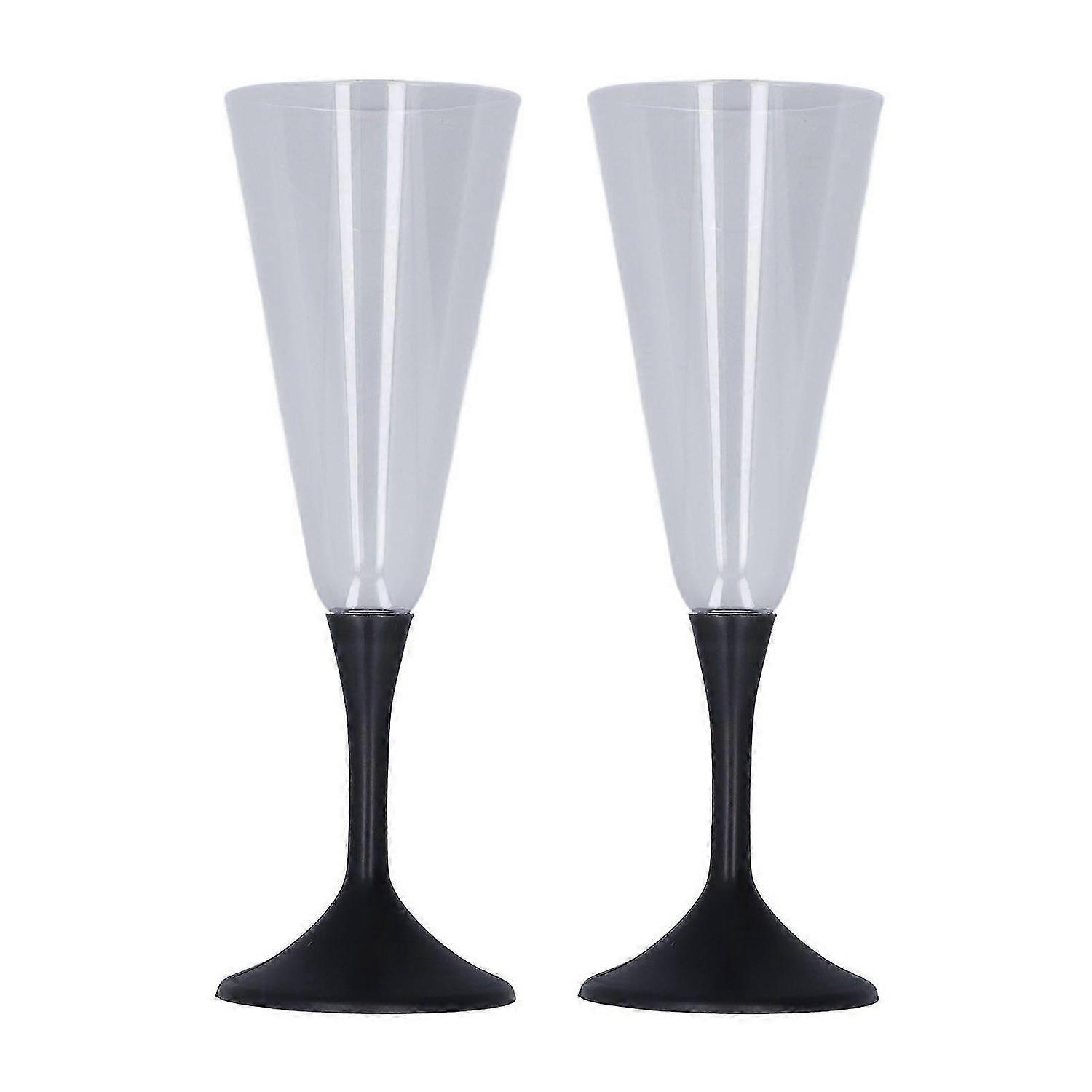 2025 Latest Model 2Pcs Flashing Wine Cup Clear Acrylic Color Adjustable