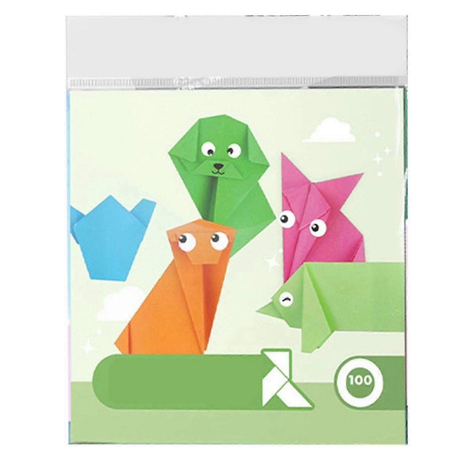 2025 Latest Model 100 Sheets Origami Paper Multipurpose DIY Fun Cartoon