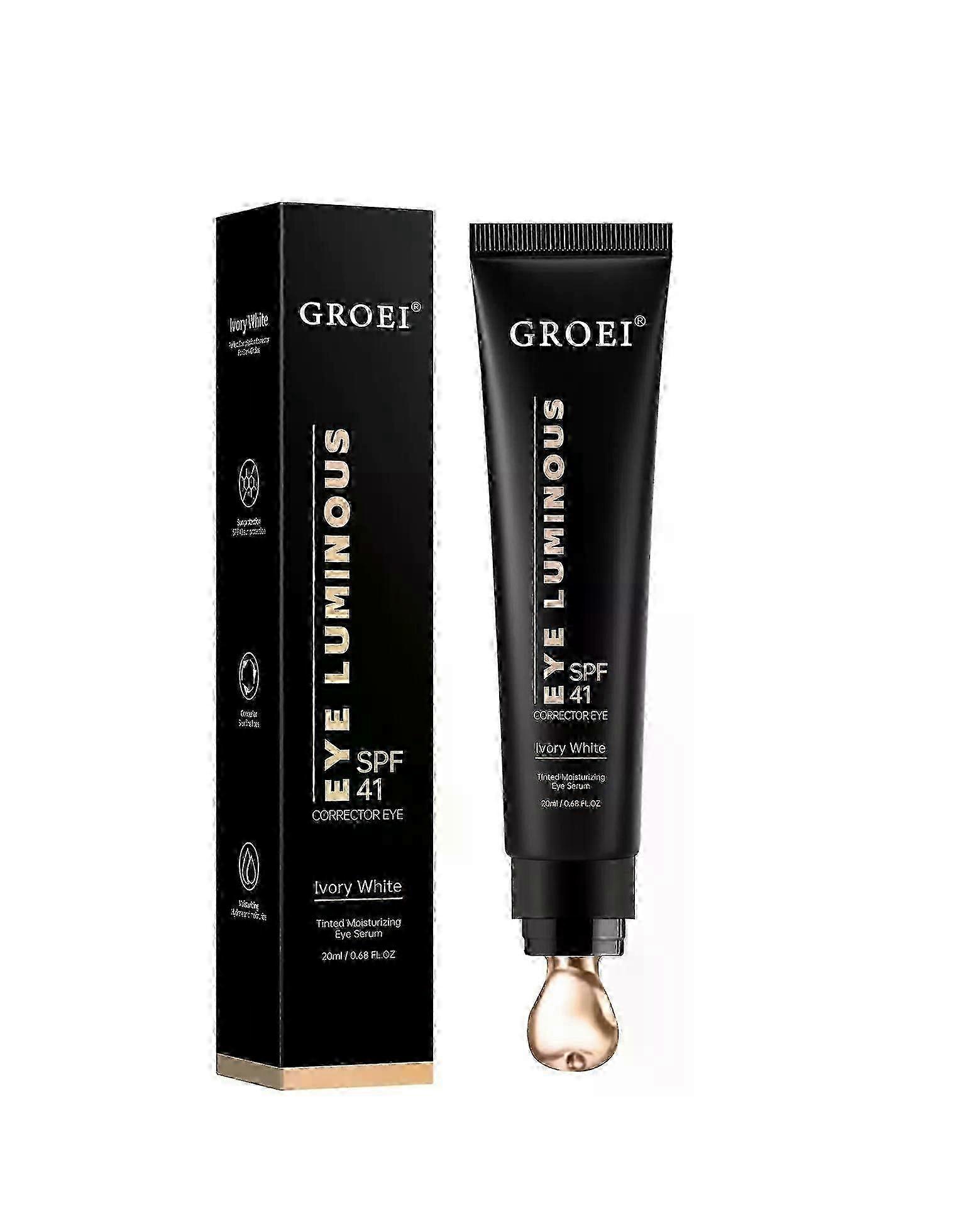 Eye Corrector SPF 41, Anti-Aging Tinted Eye Cream, Under Eye Color Corrector for Dark Circles, Moisturise, Reduce Fine Lines, Tinted Eye Cream, Hydrat