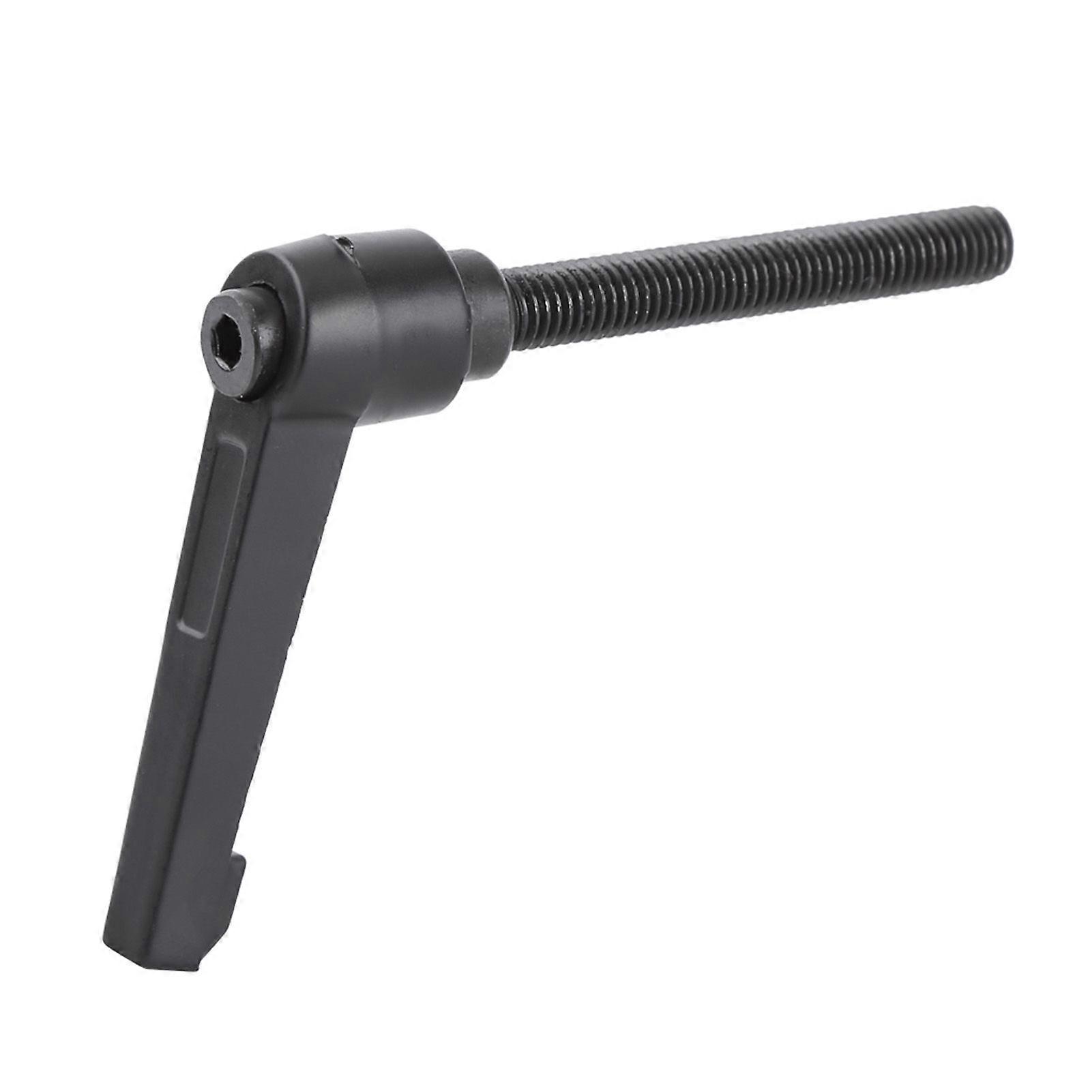 Black Locking Clamping Lever Adjustable Handle External Male Thread (M8*30)