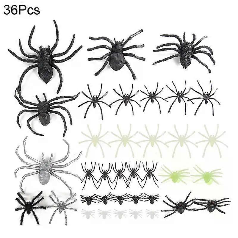 Horror Giant Black Plush Spider Halloween Party Decoration Props Kids Children Toys Haunted House Decor
