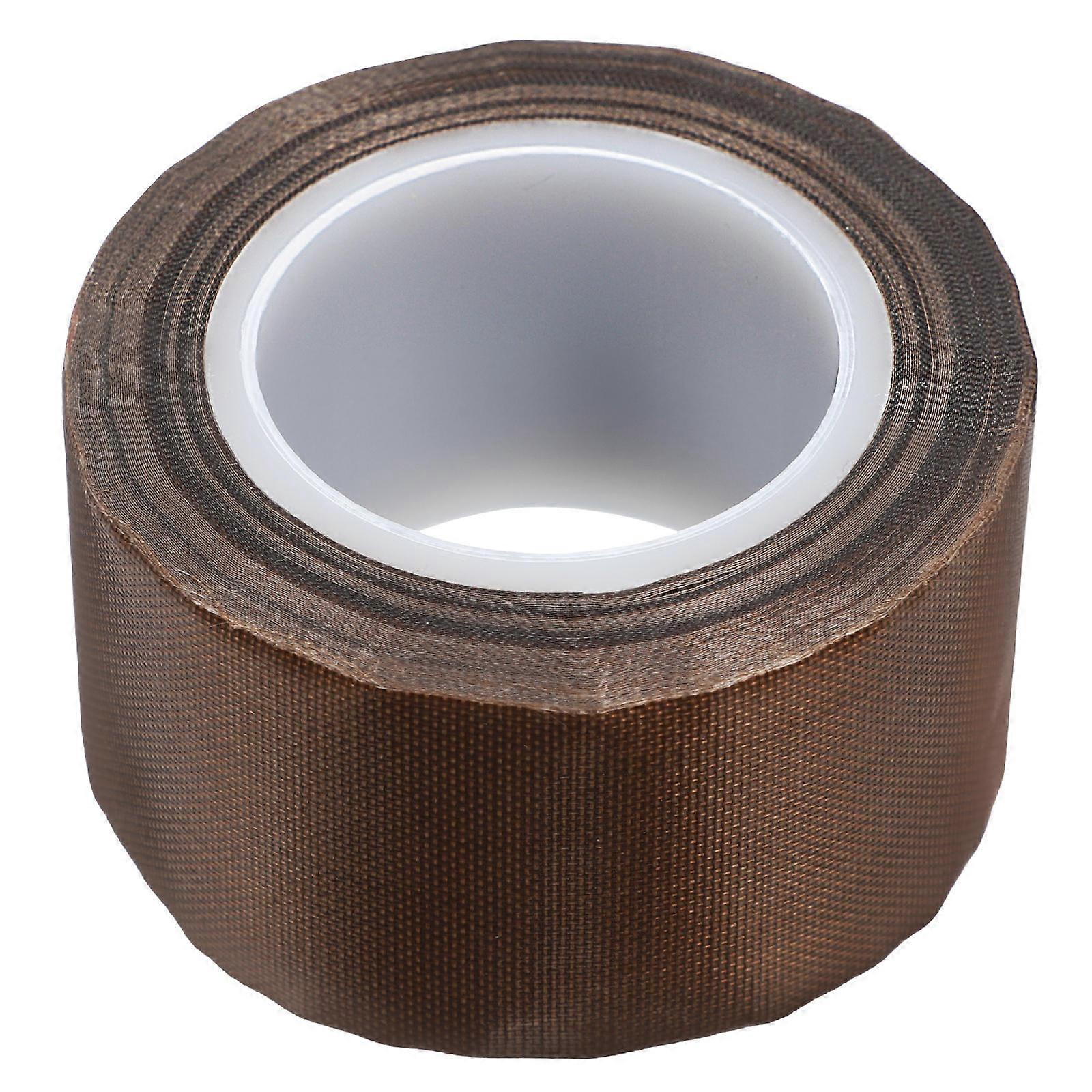High Temperature Tape PTFE Tape Roll For Hot Melt Machines Light Brown Insulation 1Pack