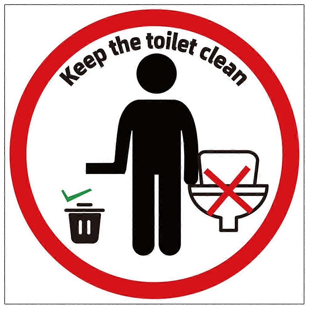 Toilet Sticker Multi Removable Decal for Bathroom Use PVC Material